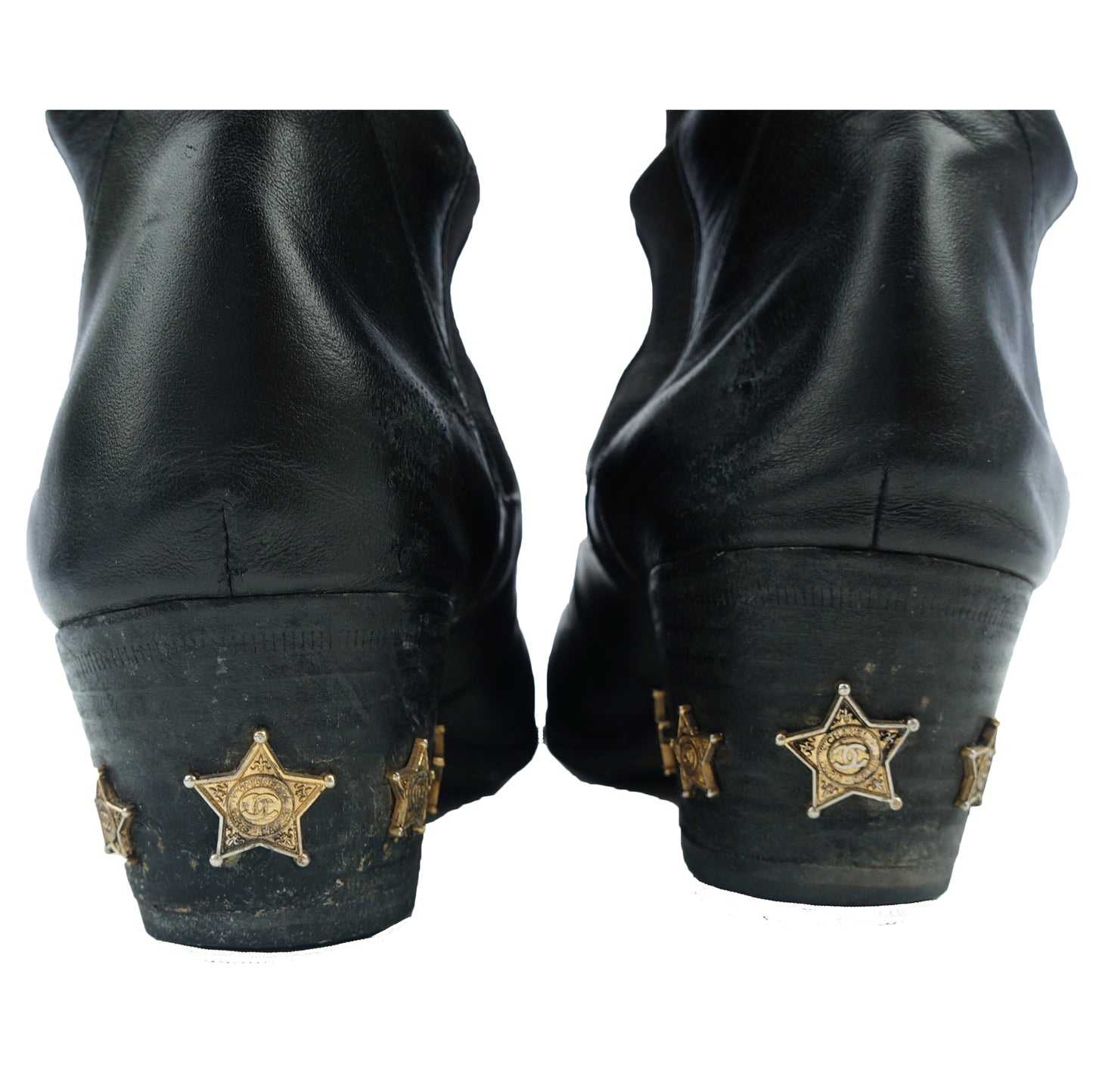 CHANEL PARIS-DALLAS CAP-TOE BOOTS - leefluxury.com