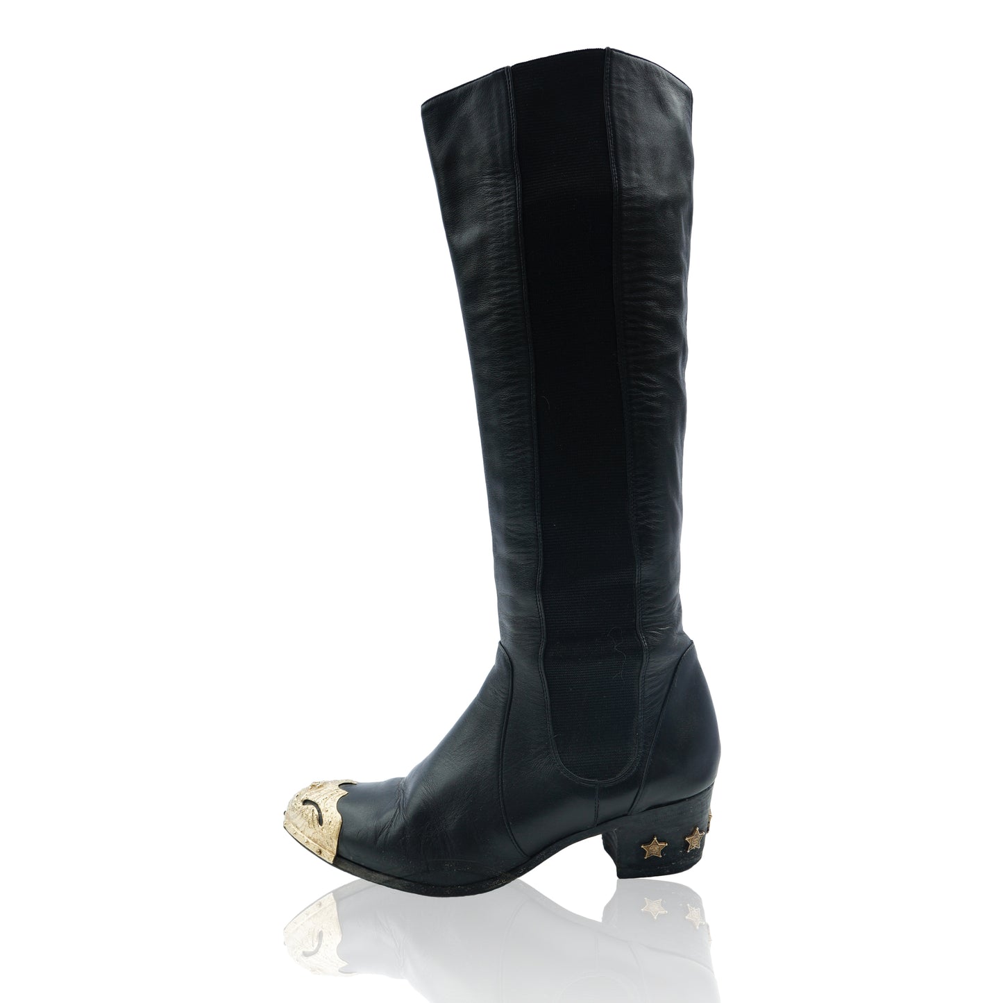 CHANEL PARIS-DALLAS CAP-TOE BOOTS - leefluxury.com