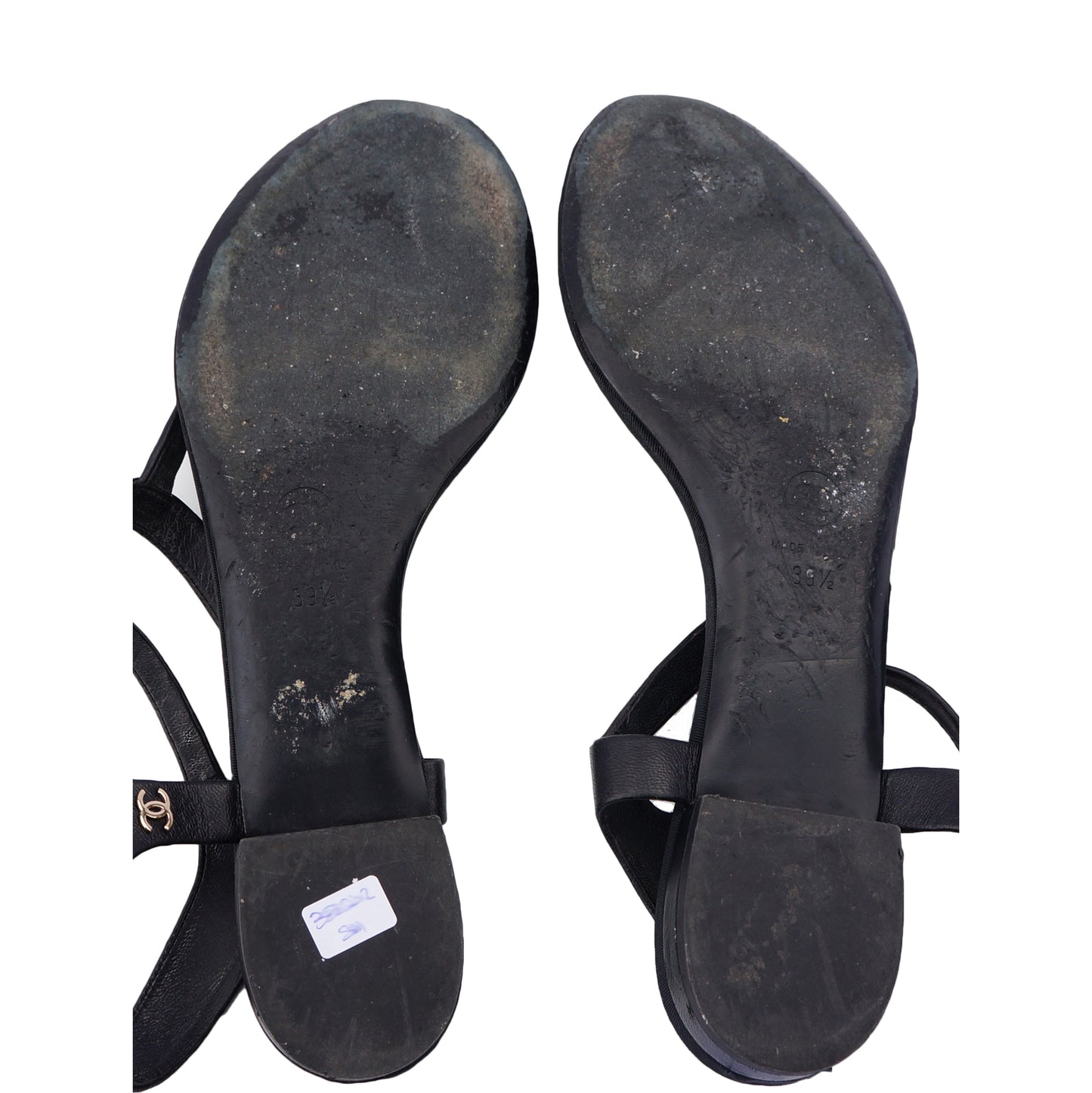 CHANEL SPRING 2016 FAUX PEARL EMBELLISHED THONG SANDALS - leefluxury.com