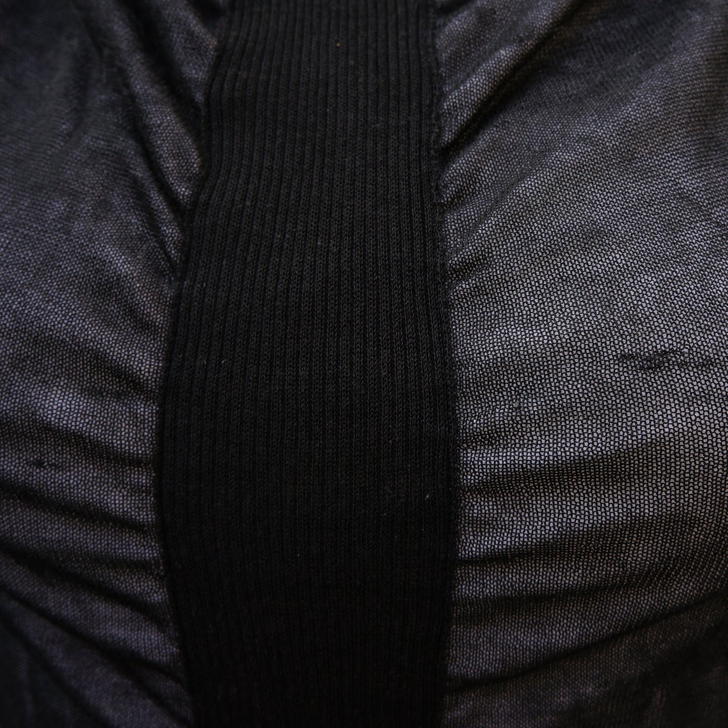 CHANEL SEMI SHEER SLEEVELESS RUCHED TANK TOP - leefluxury.com