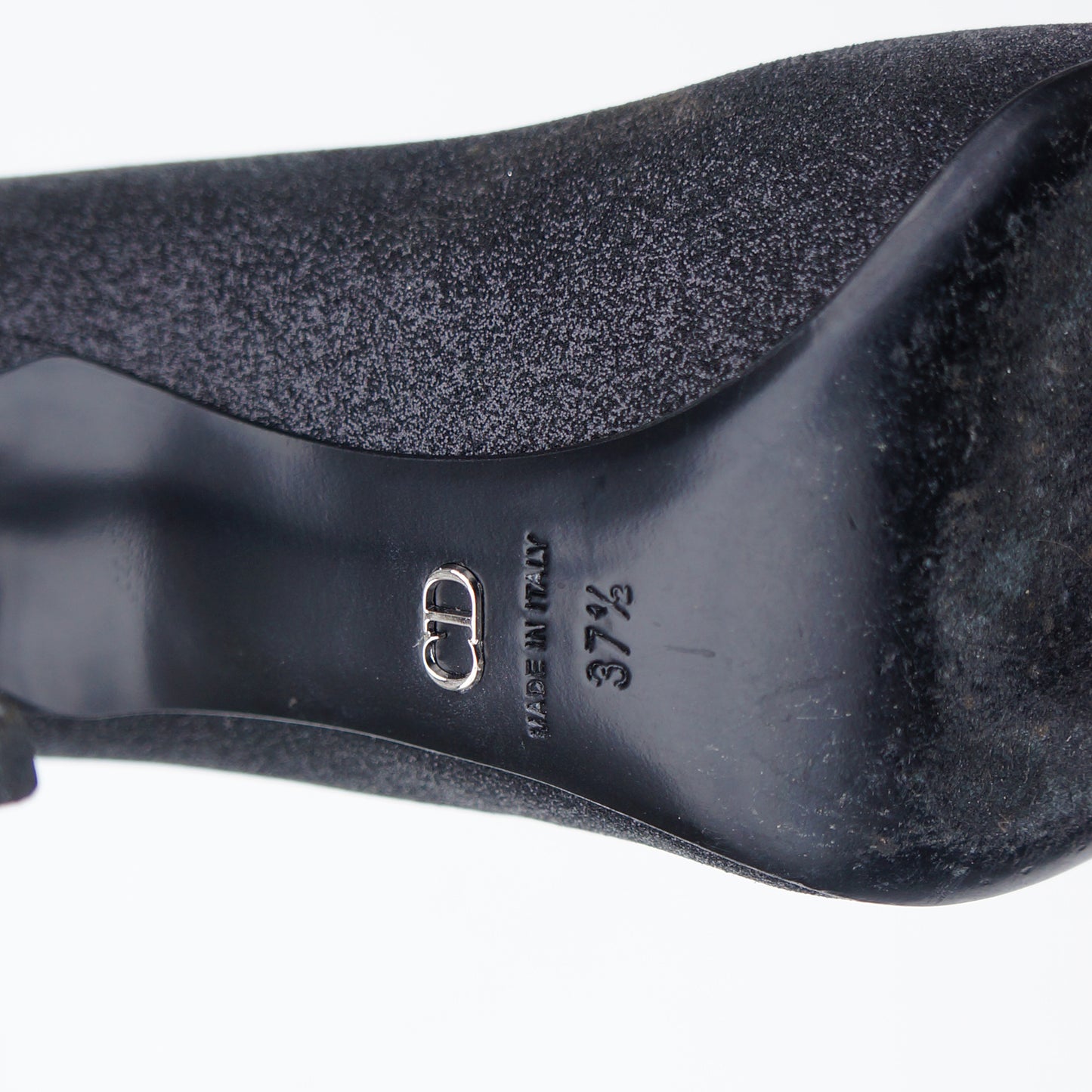 CHRISTIAN DIOR GLITTER PUMP HEELS SHOES - leefluxury.com