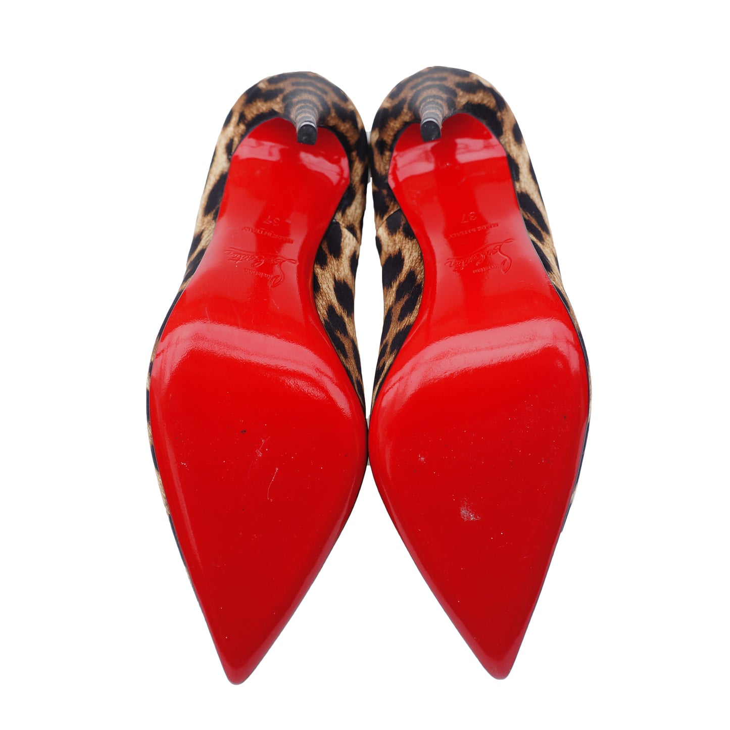 CHRISTIAN LOUBOUTIN SO KATE 120 CREPE SATIN PUMPS - leefluxury.com