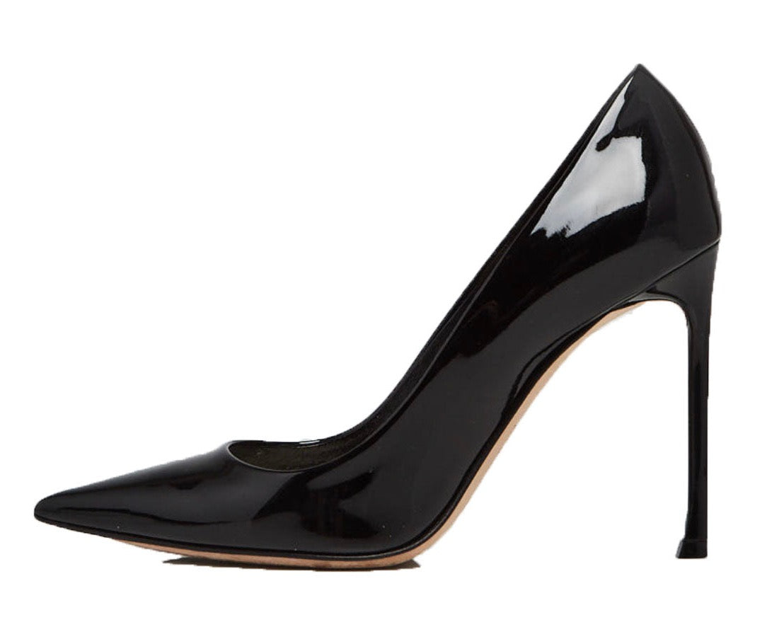 Dior black patent pumps Clearance