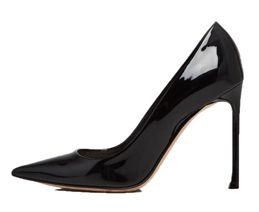 Christian Dior Essence Black Patent Leather Pump Shoe