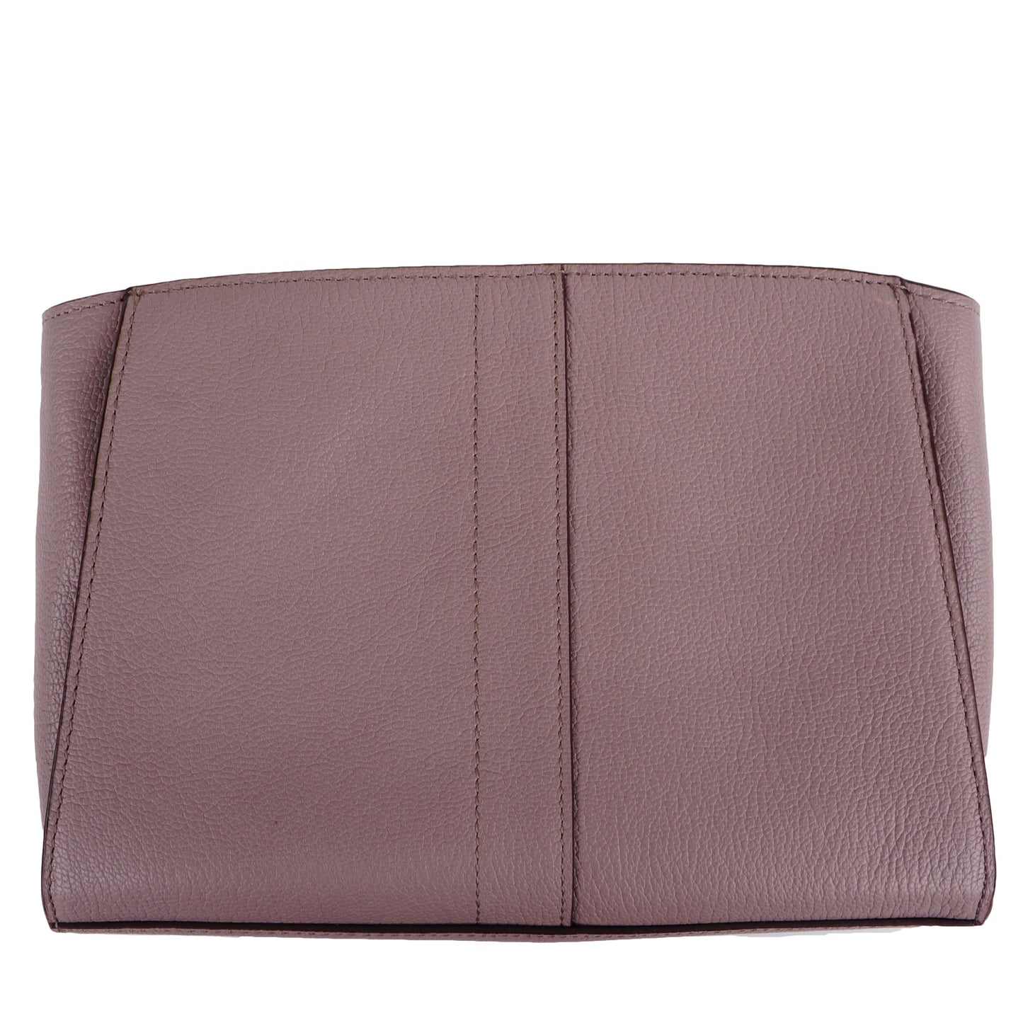 COLE HAAN PURPLE TAUPE LEATHER CONVERTIBLE CLUTCH SHOULDER BAG - leefluxury.com