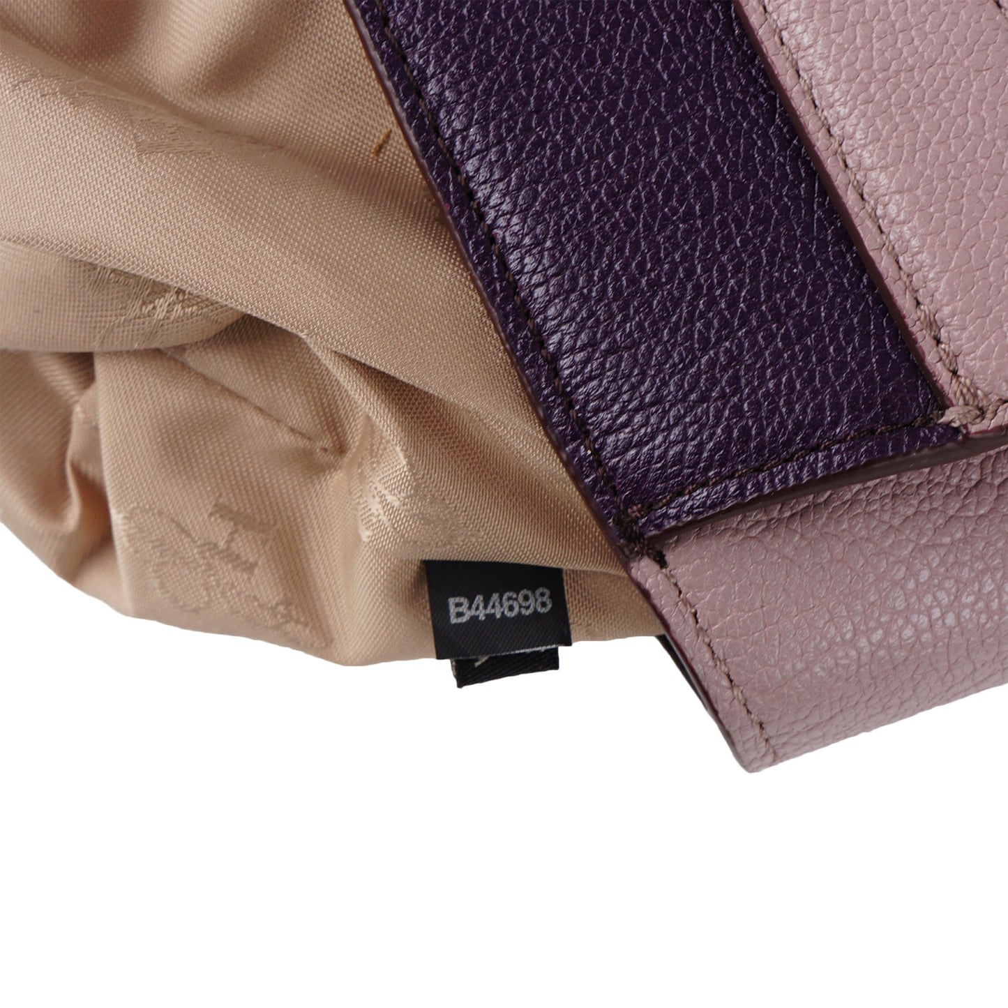 COLE HAAN PURPLE TAUPE LEATHER CONVERTIBLE CLUTCH SHOULDER BAG - leefluxury.com