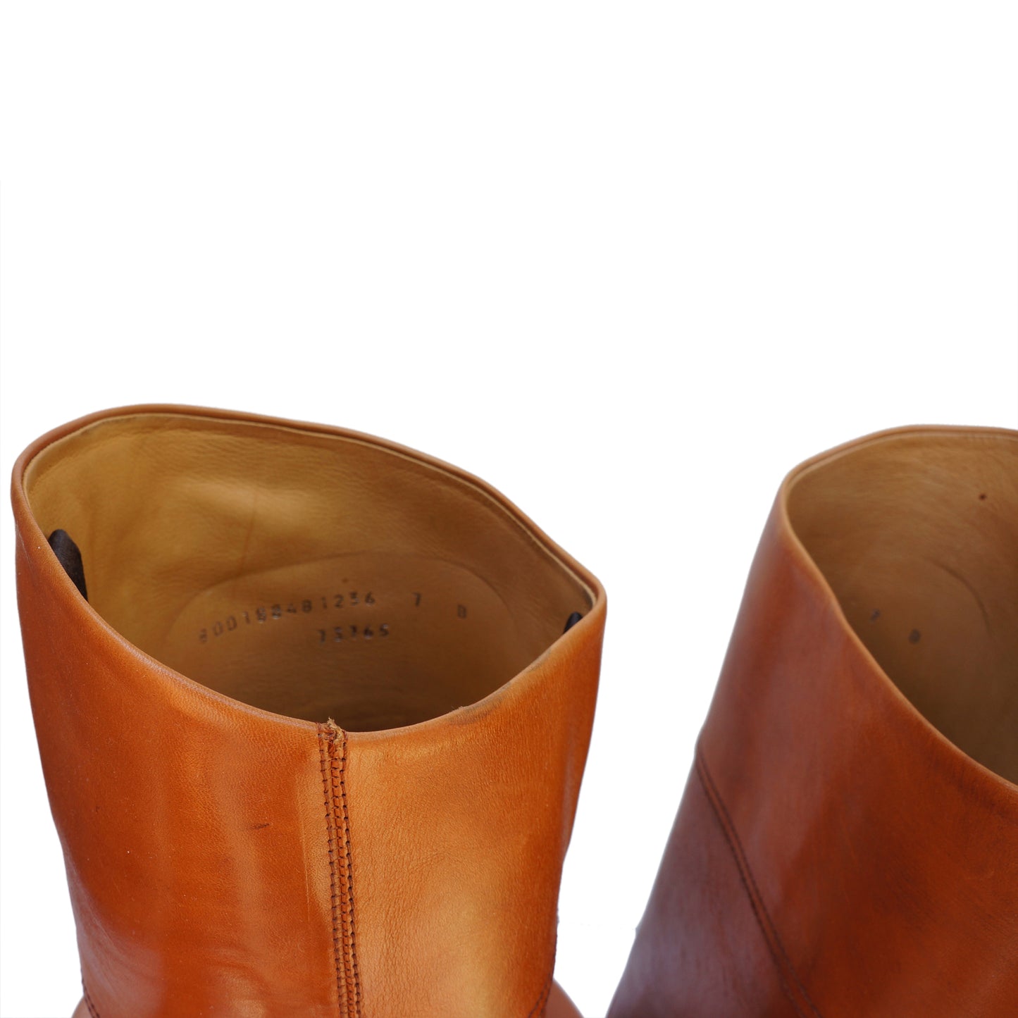 Ralph Lauren Tan Leather Knee High Riding Boots