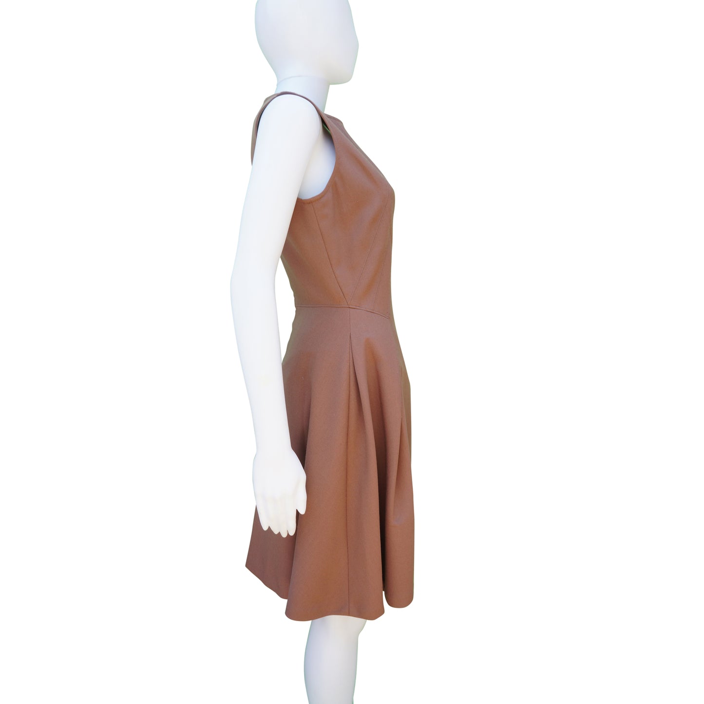 Z Spoke by Zac Posen Taupe Sleeveless Mini Dress New With Tags