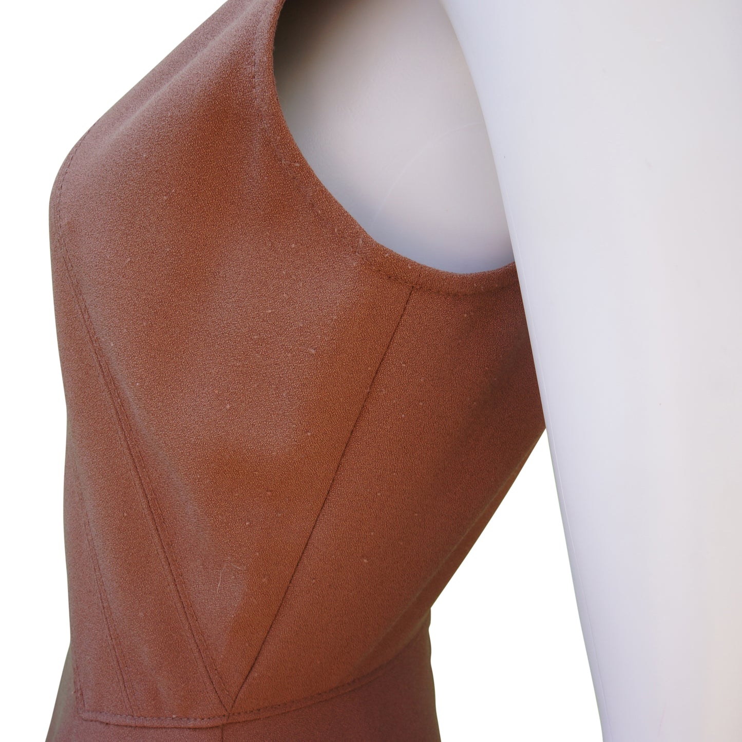 Z Spoke by Zac Posen Taupe Sleeveless Mini Dress New With Tags