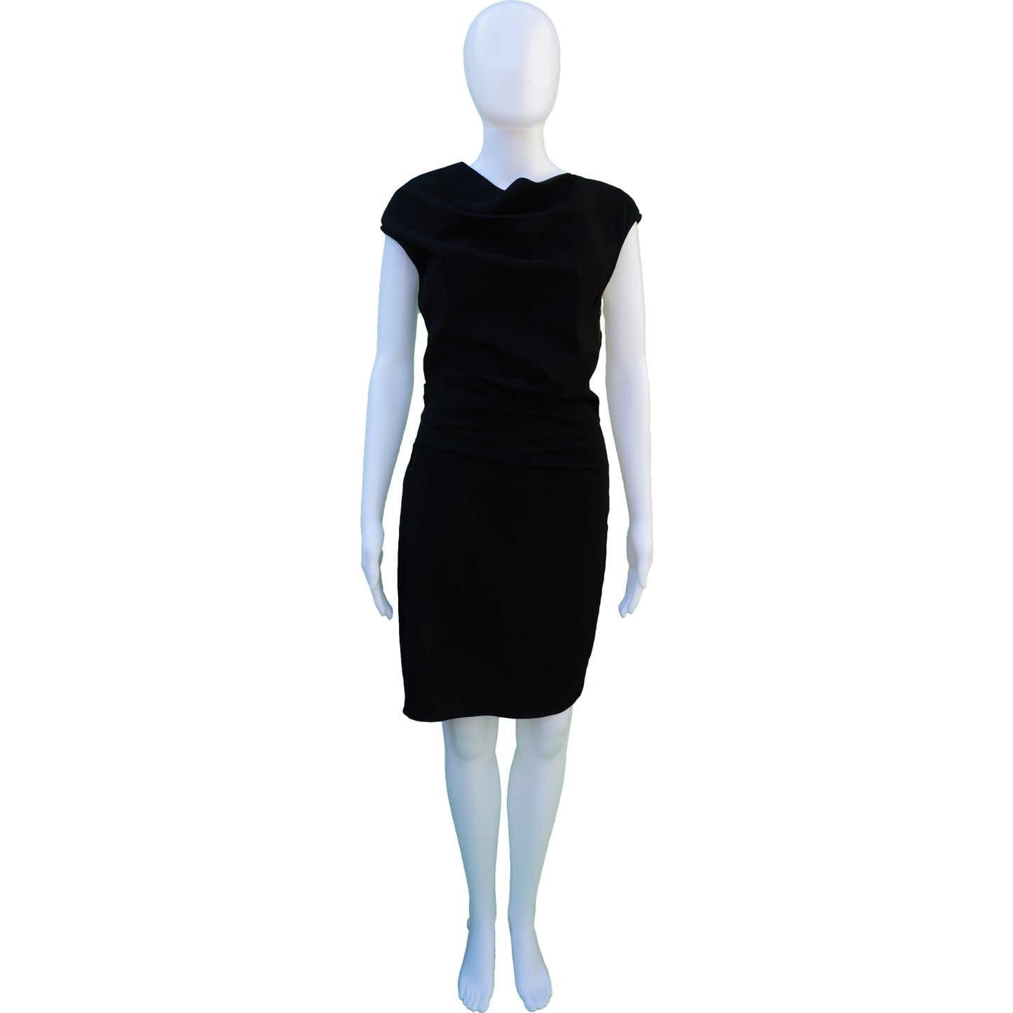 HELMUT LANG COTTON STRETCH DRESS - leefluxury.com