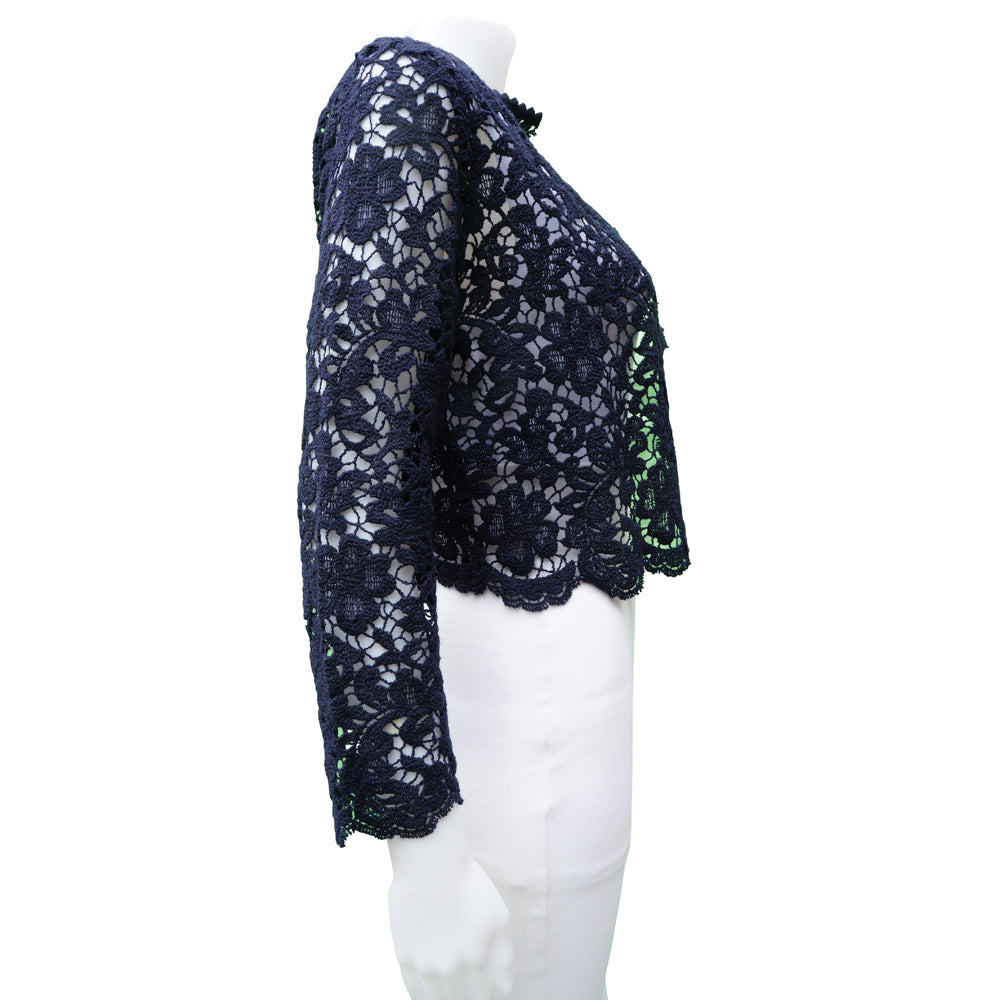Caroline Herrera Wool Open Knit Top