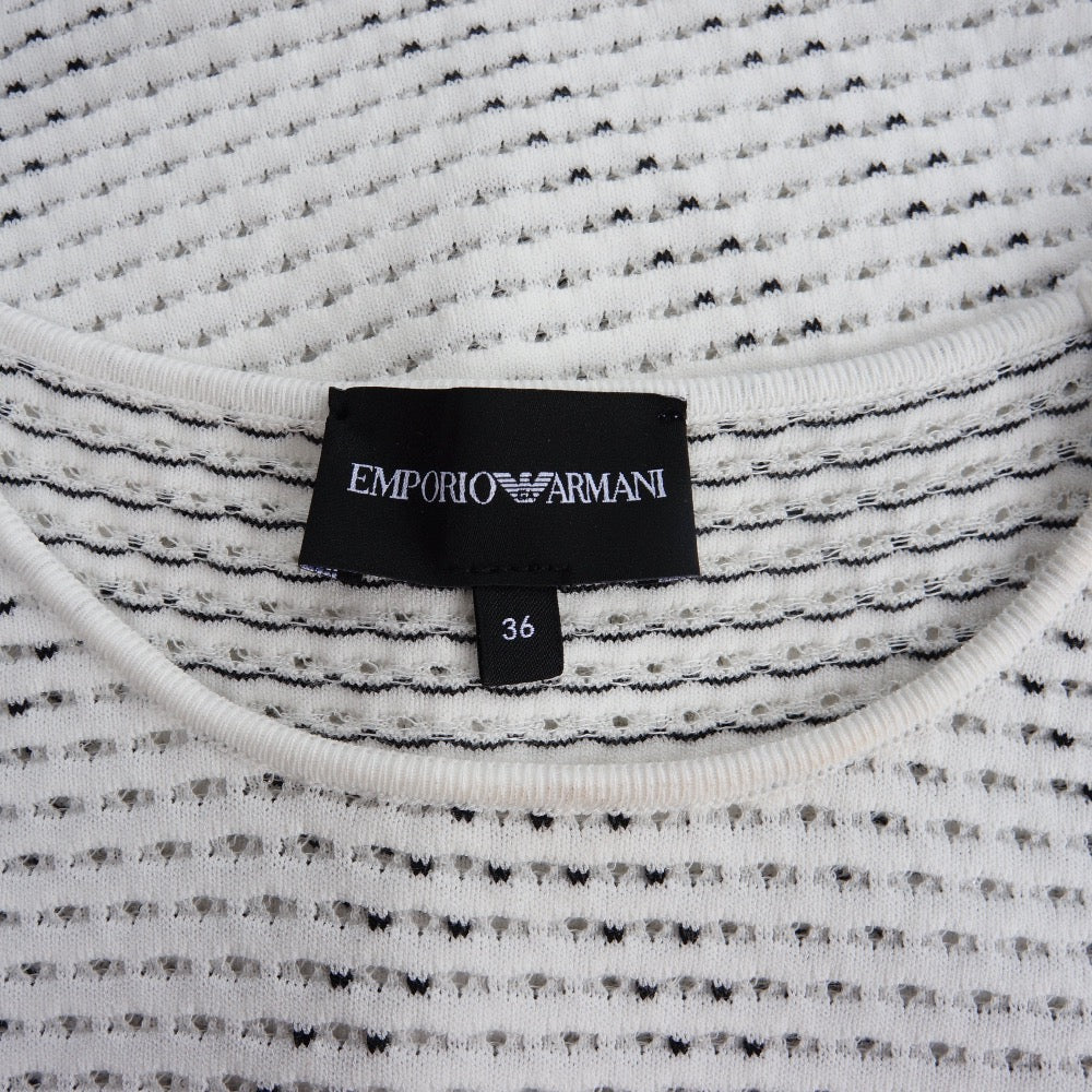 Emporio Armani Knit Short Sleeve Top