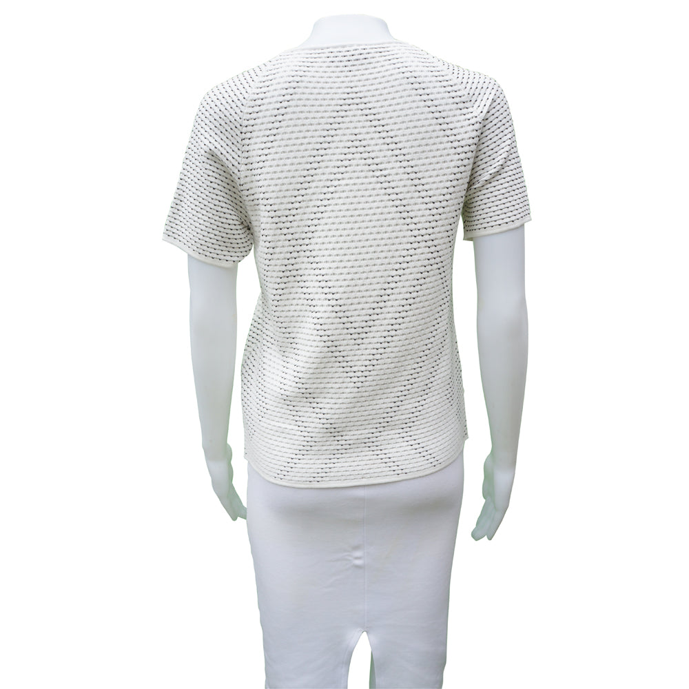 Emporio Armani Knit Short Sleeve Top