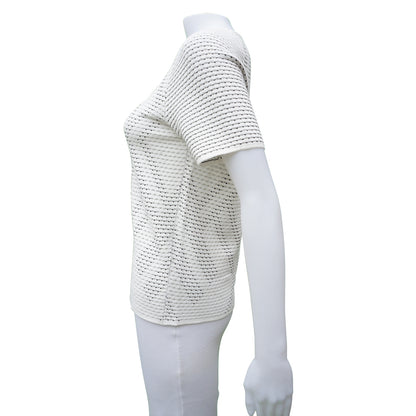 Emporio Armani Knit Short Sleeve Top