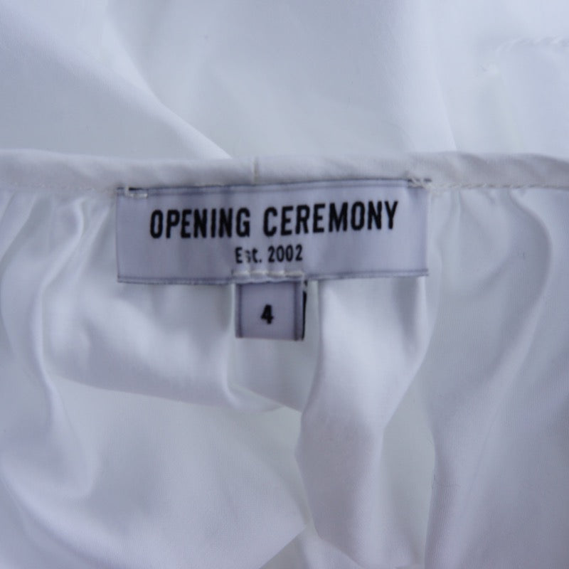 Opening Ceremony White Cotton Top