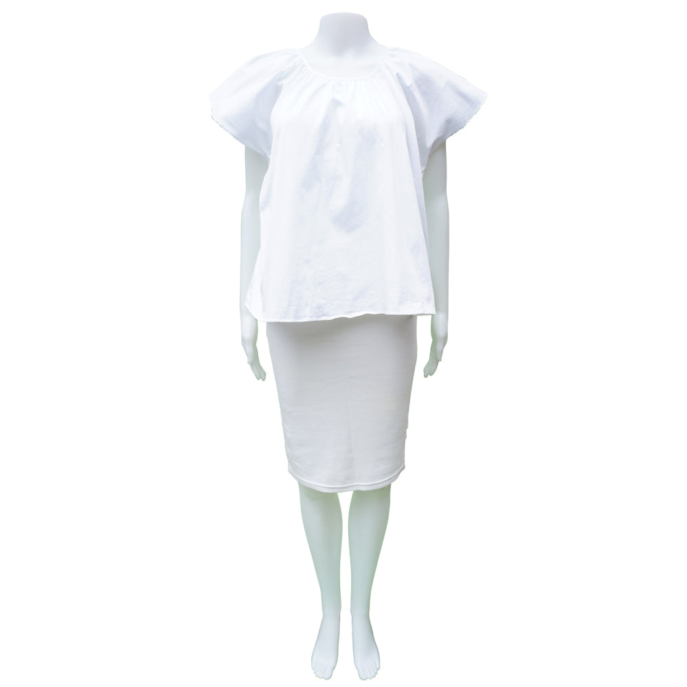 Opening Ceremony White Cotton Short Sleeve Top