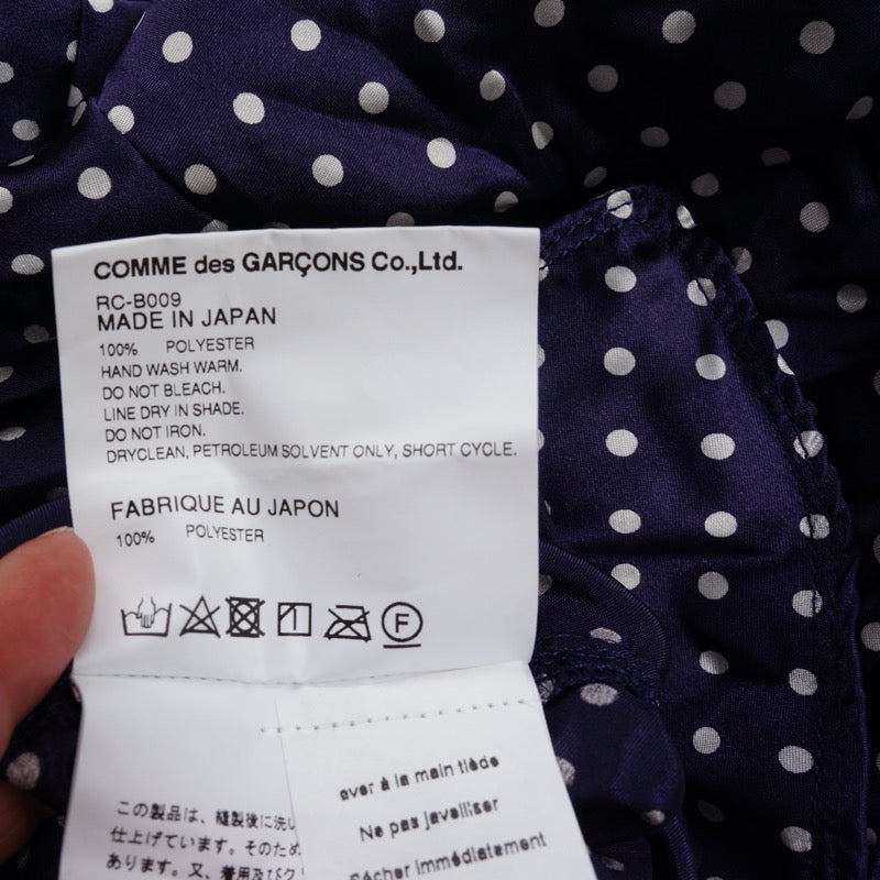 Comme Des Garçons Polka Dot Blouse Top