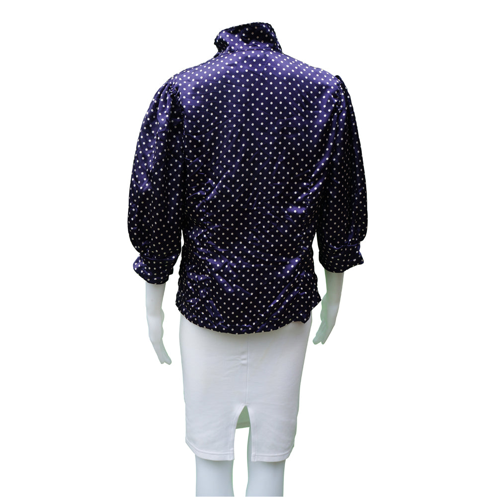 Comme Des Garçons Polka Dot Blouse Top