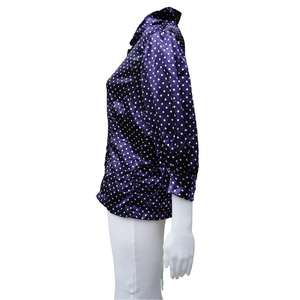 Comme Des Garçons Polka Dot Blouse Top