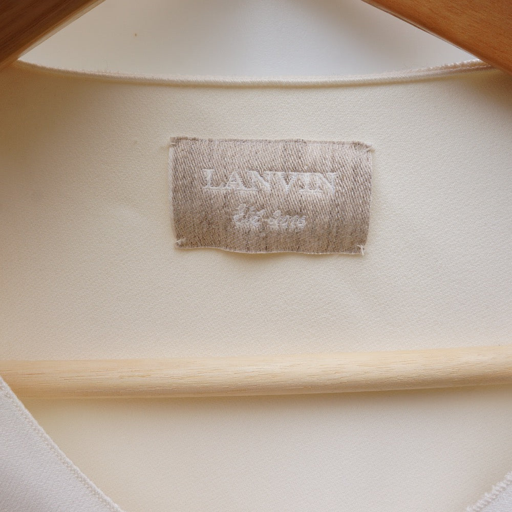 Lanvin Cream Goddess Style Dress