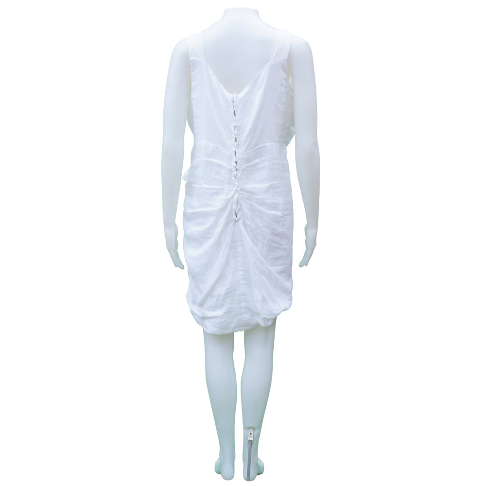 Etoile Isabel Marant White Ruched Dress