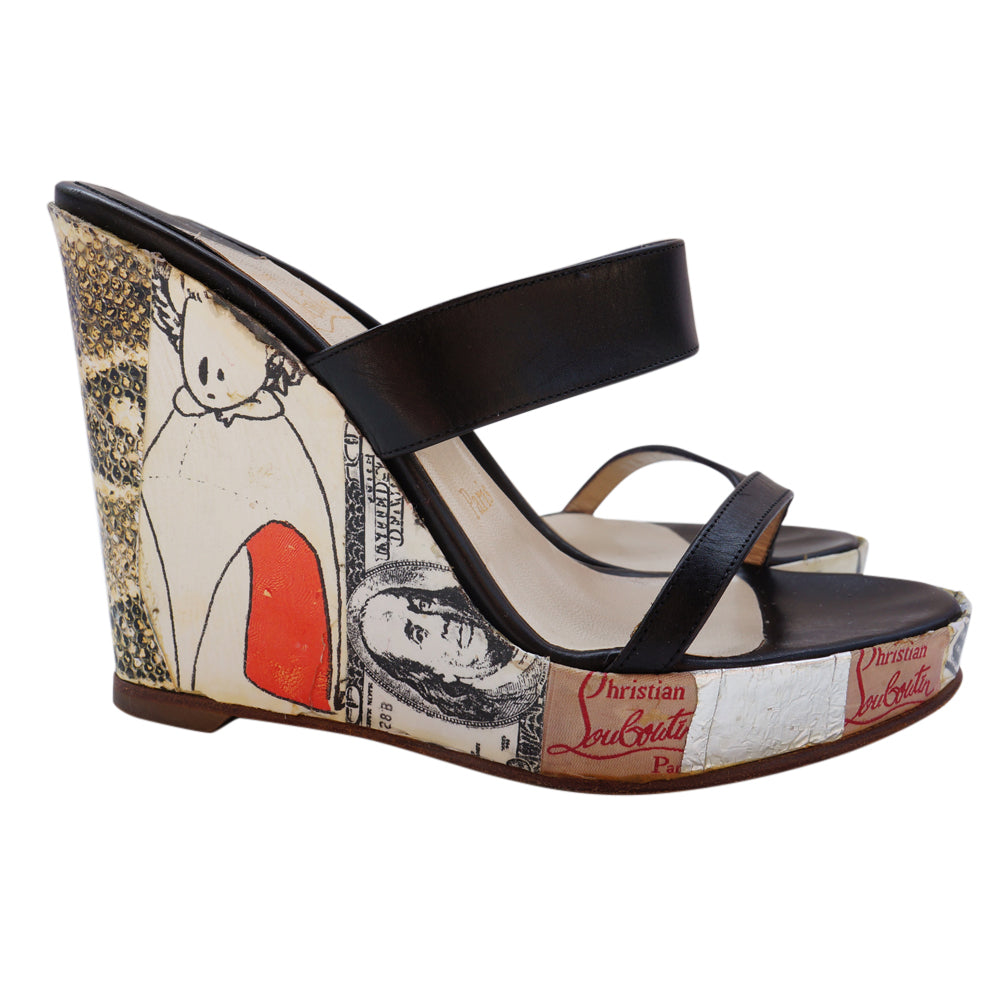 Christian Louboutin Trash Collection Wedge Shoe