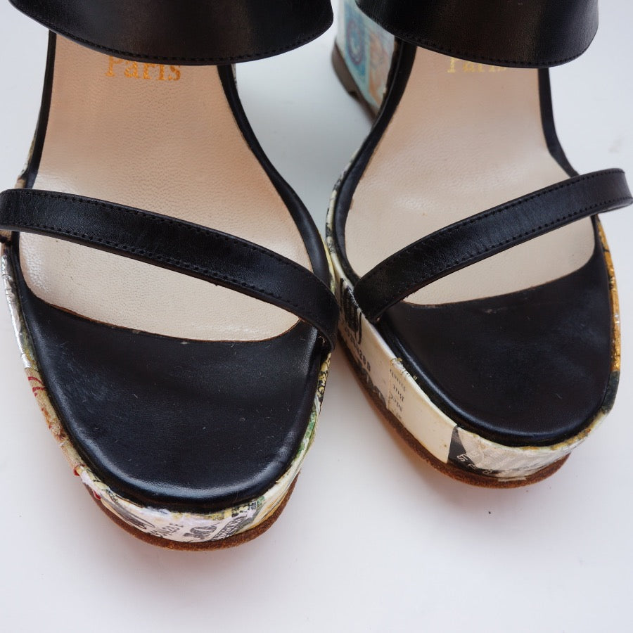 Christian Louboutin Trash Collection Wedge Shoe