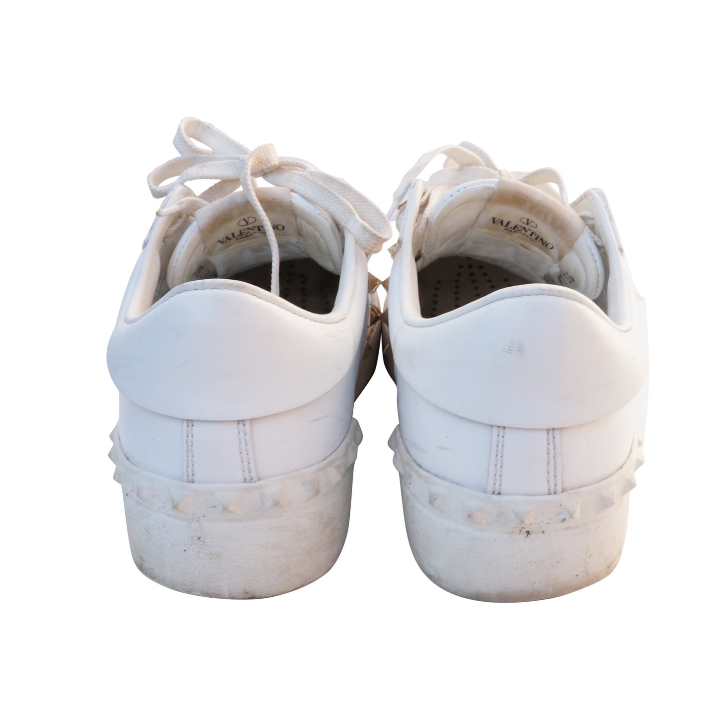 Valentino Garavani Rockstud White Leather Sneaker