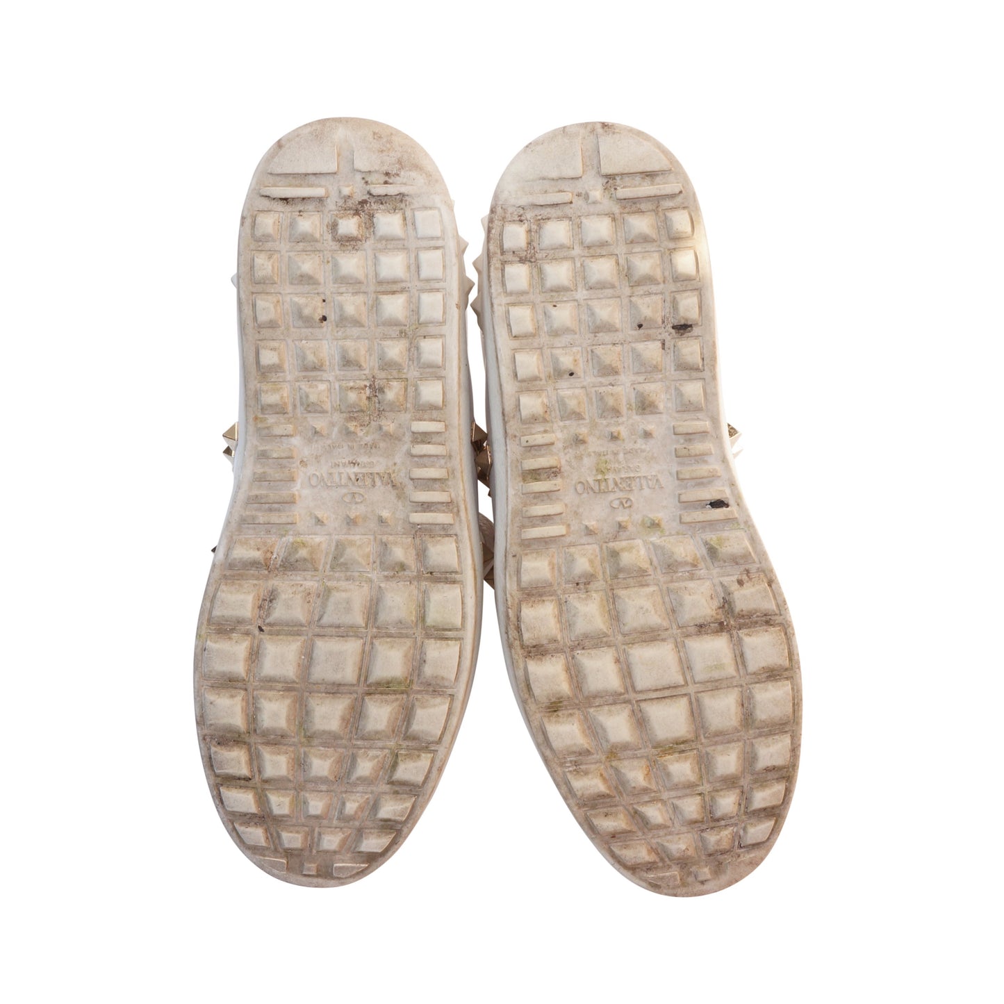 Valentino Garavani Rockstud White Leather Sneaker