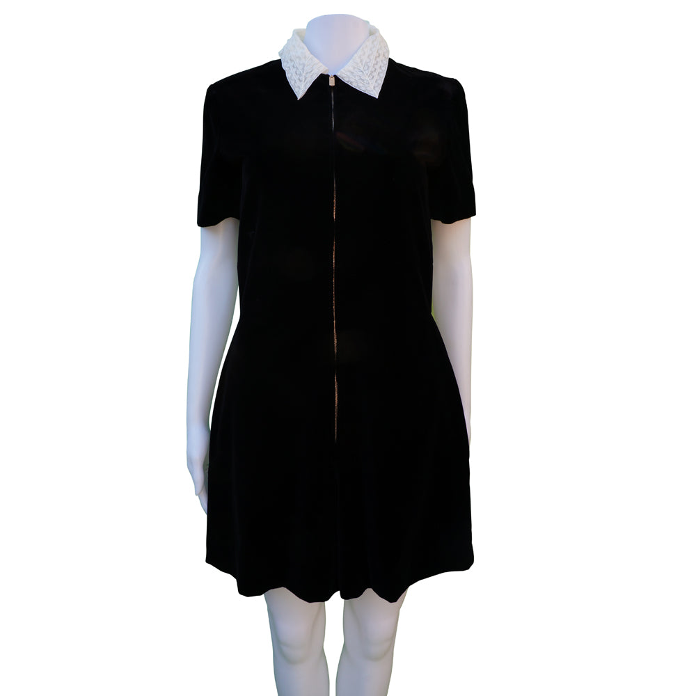Christian Dior Black Velvet Romper