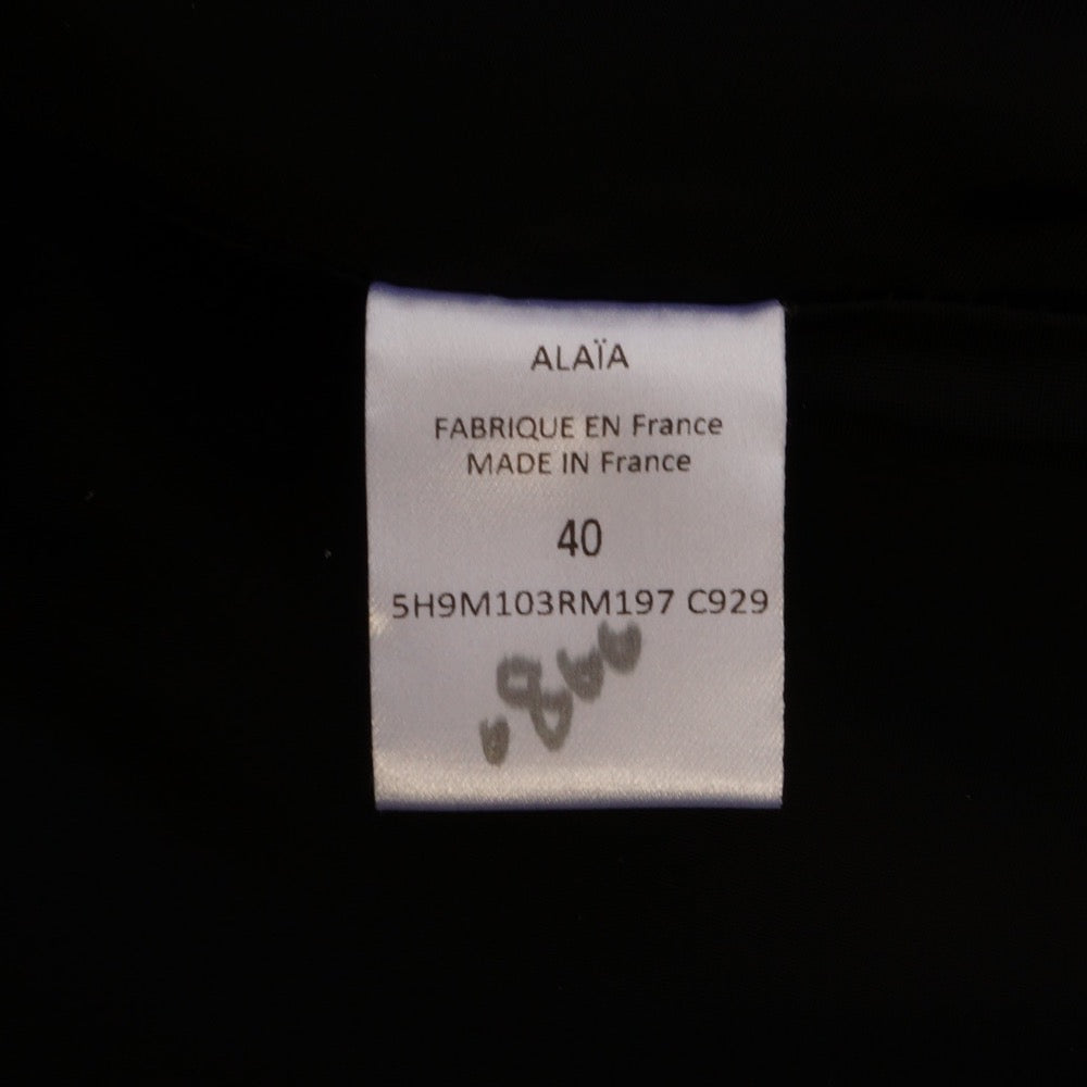 Alaia Black & White Cape