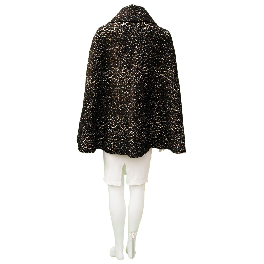 Alaia Black & White Cape