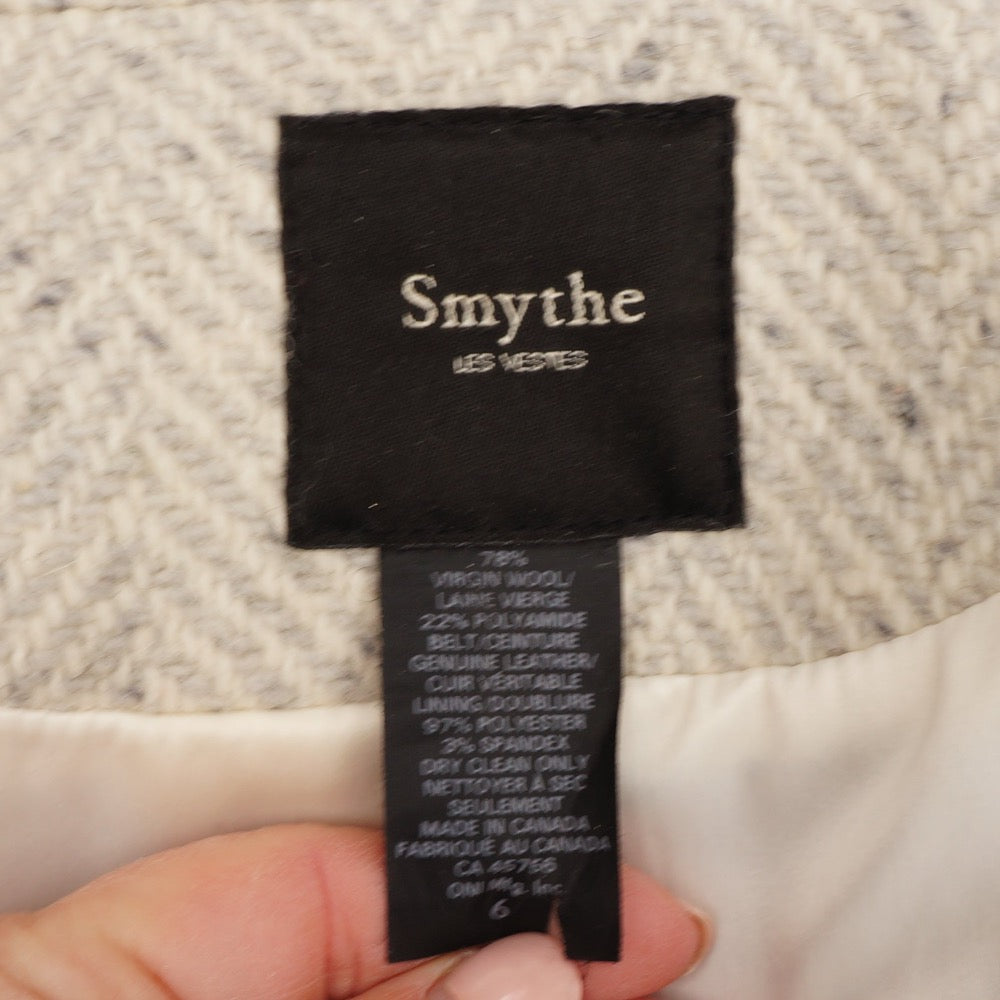 Smythe Hooded Wrap Wool Coat