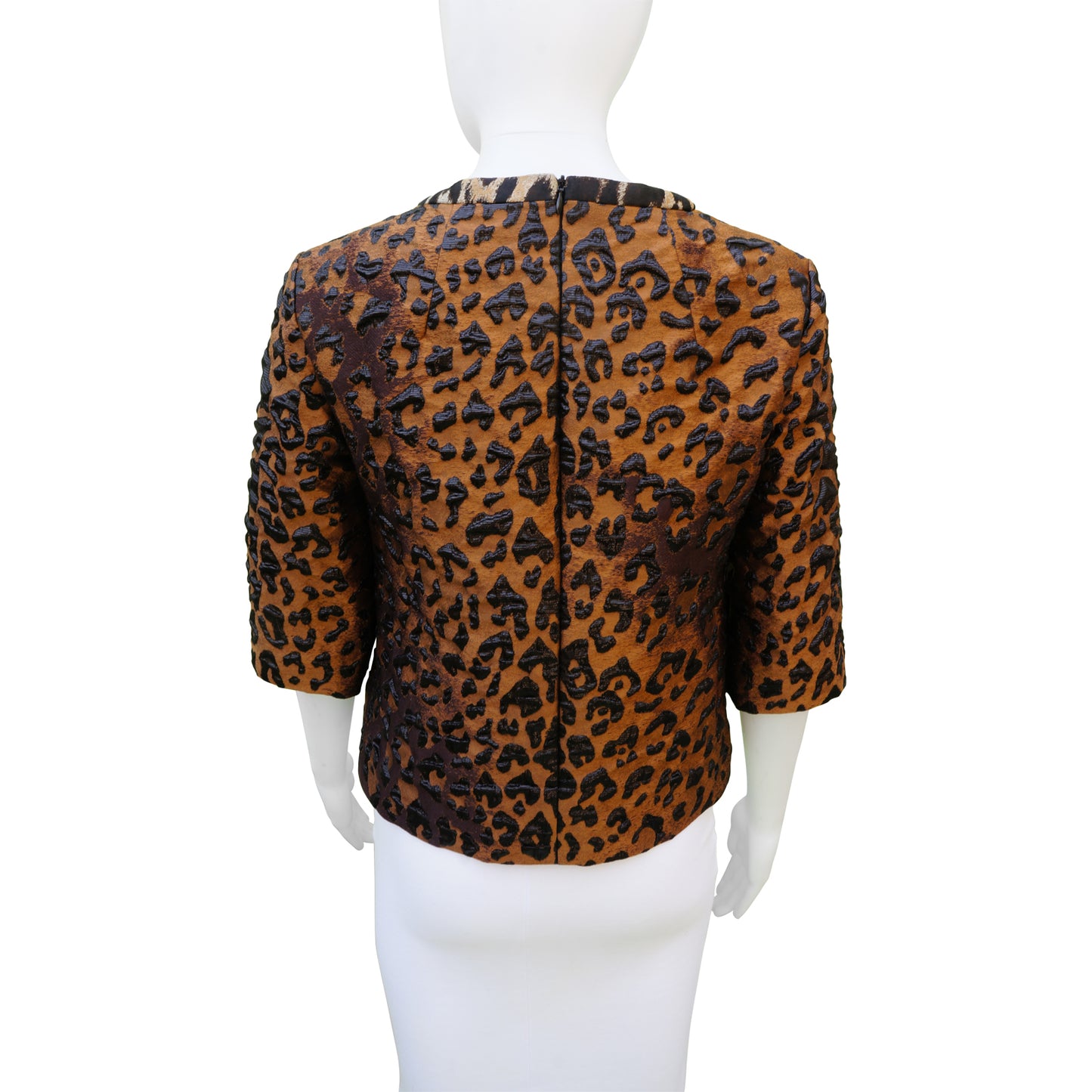 DRIES VAN NOTEN ANIMAL PRINT 2016 TOP - leefluxury.com