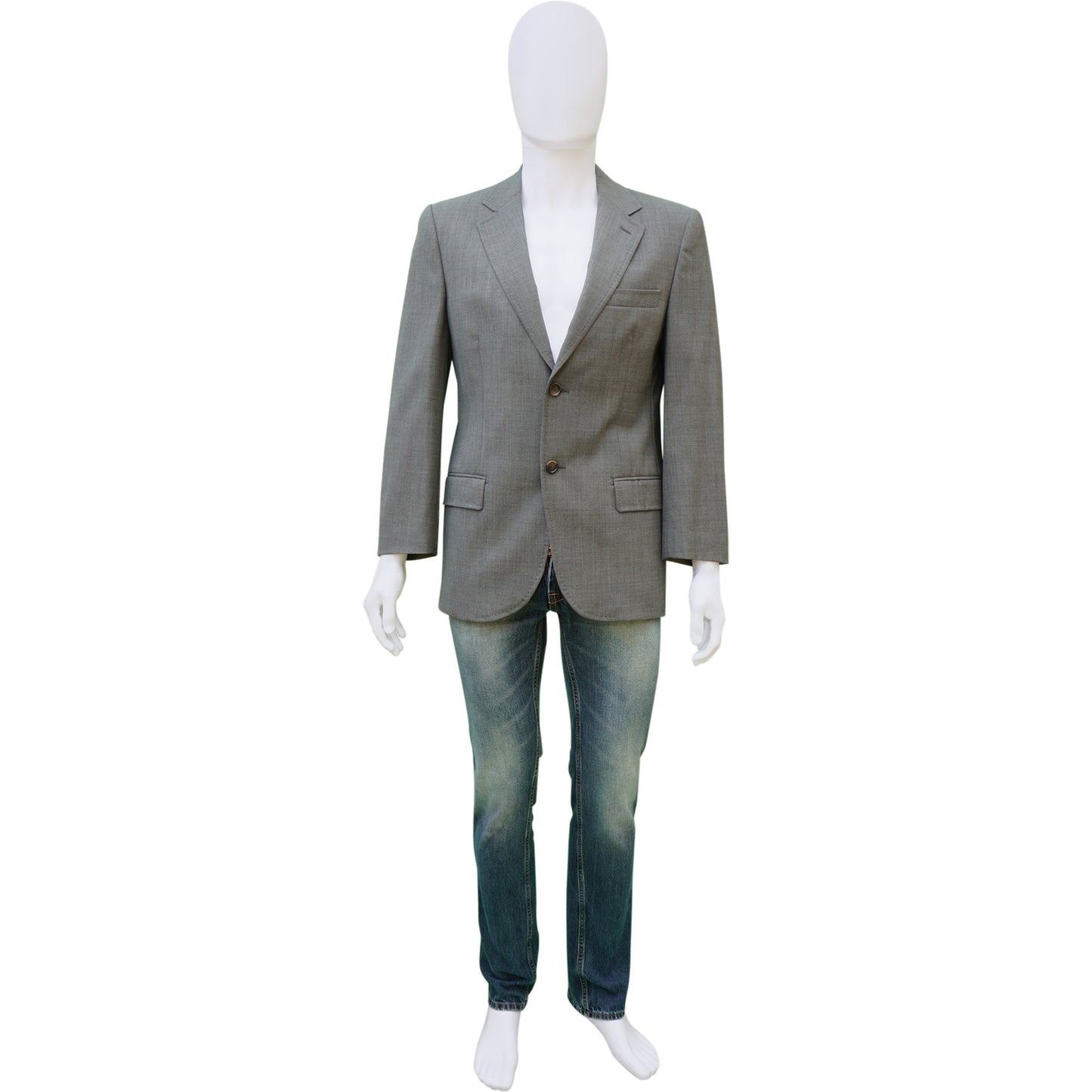 DOLCE & GABBANA NAILSHEAD TWO-BUTTON BLAZER - leefluxury.com
