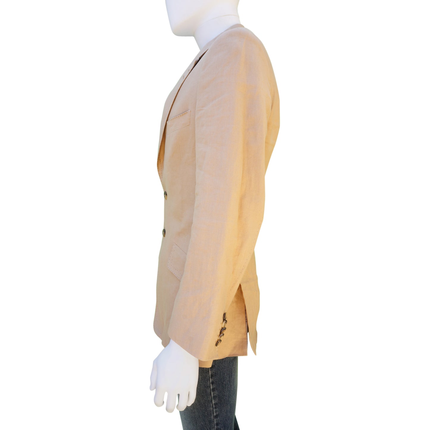 PAUL SMITH LIGHT TAN LINEN SPORT COAT - leefluxury.com