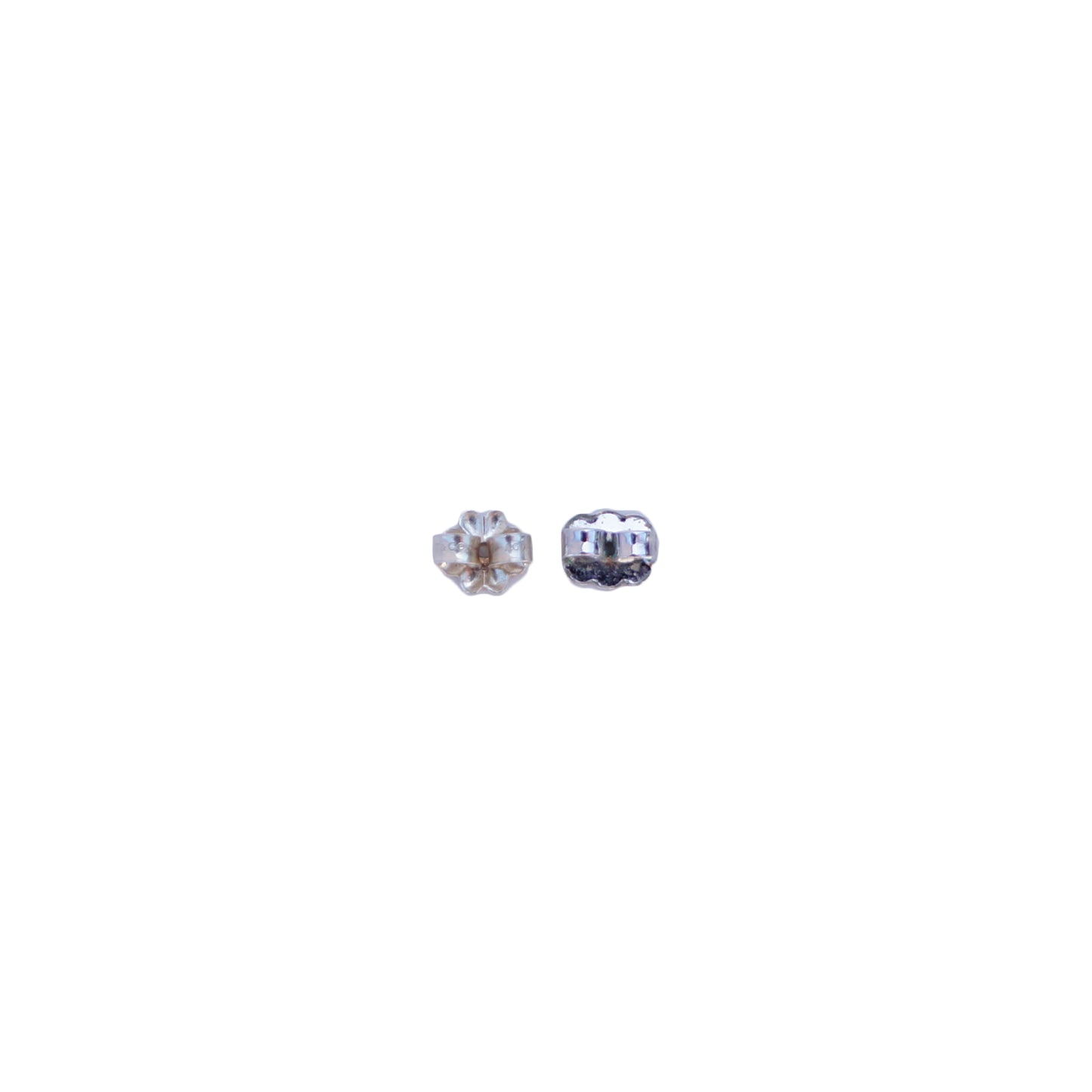 CHANEL 2014 CC PEARL AND SILVER STUD EARRINGS - leefluxury.com