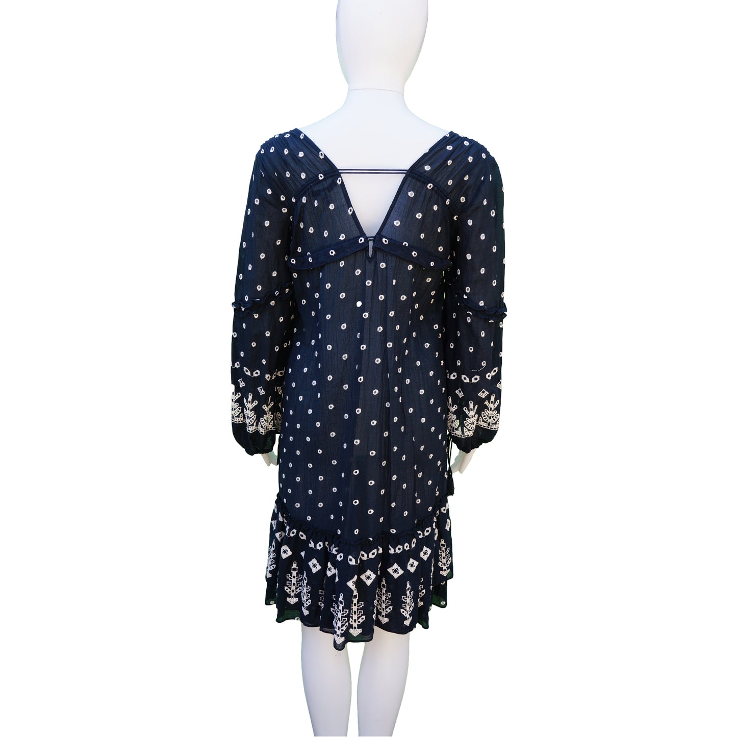 DEREK LAM 10 CROSBY EMBROIDERED DRESS - leefluxury.com