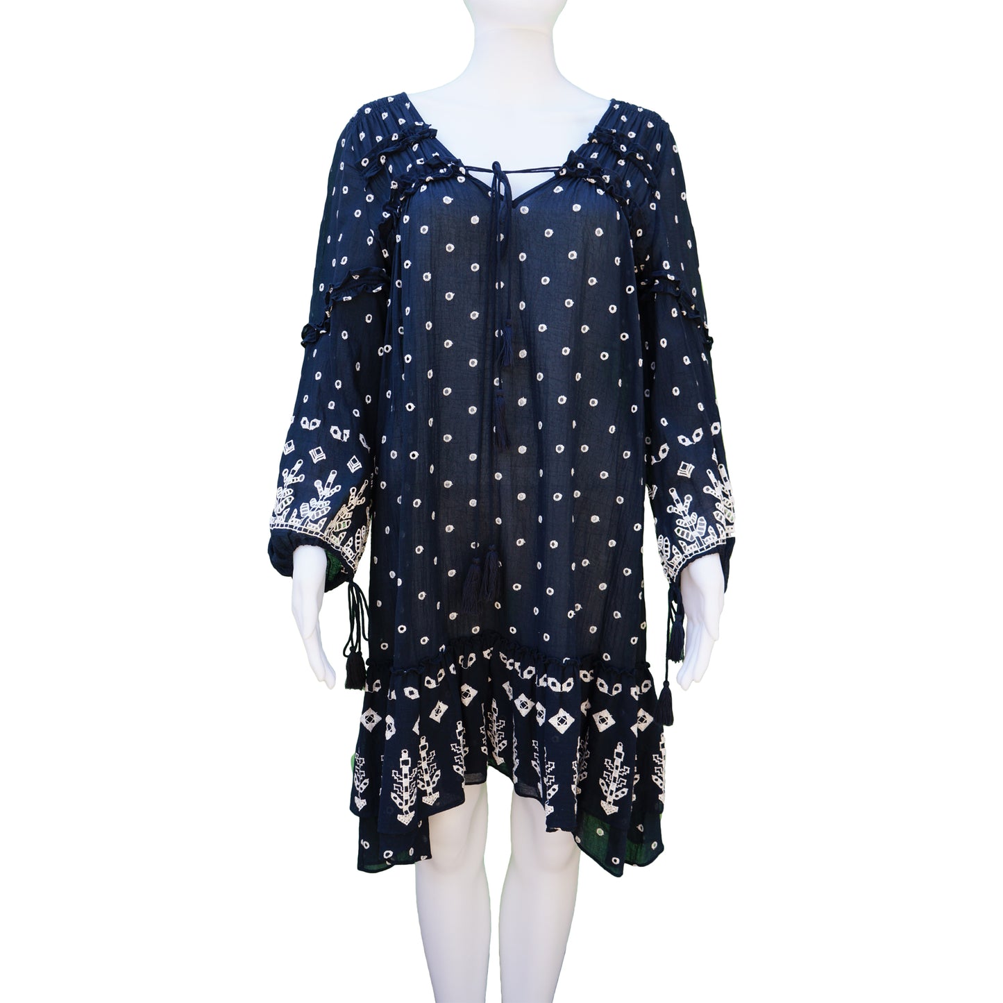 DEREK LAM 10 CROSBY EMBROIDERED DRESS - leefluxury.com