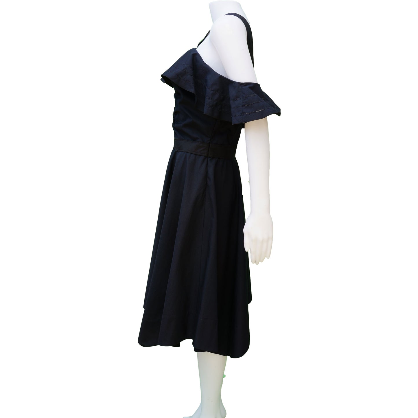 DEREK LAM 10 CROSBY COLDER SHOULDER DRESS - leefluxury.com