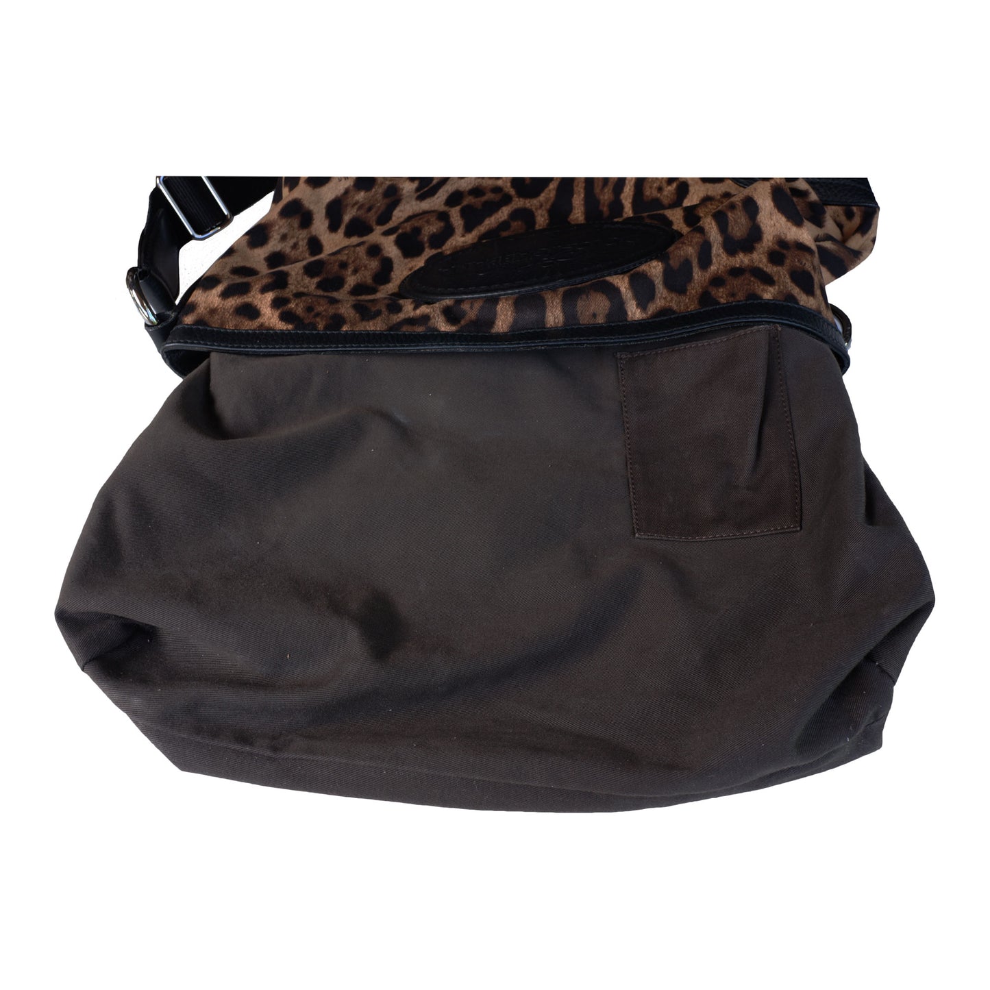 DOLCE & GABBANA ANIMALIER MESSENGER CROSSBODY BAG - leefluxury.com