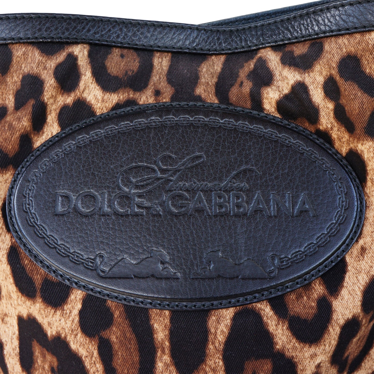 DOLCE & GABBANA ANIMALIER MESSENGER CROSSBODY BAG - leefluxury.com