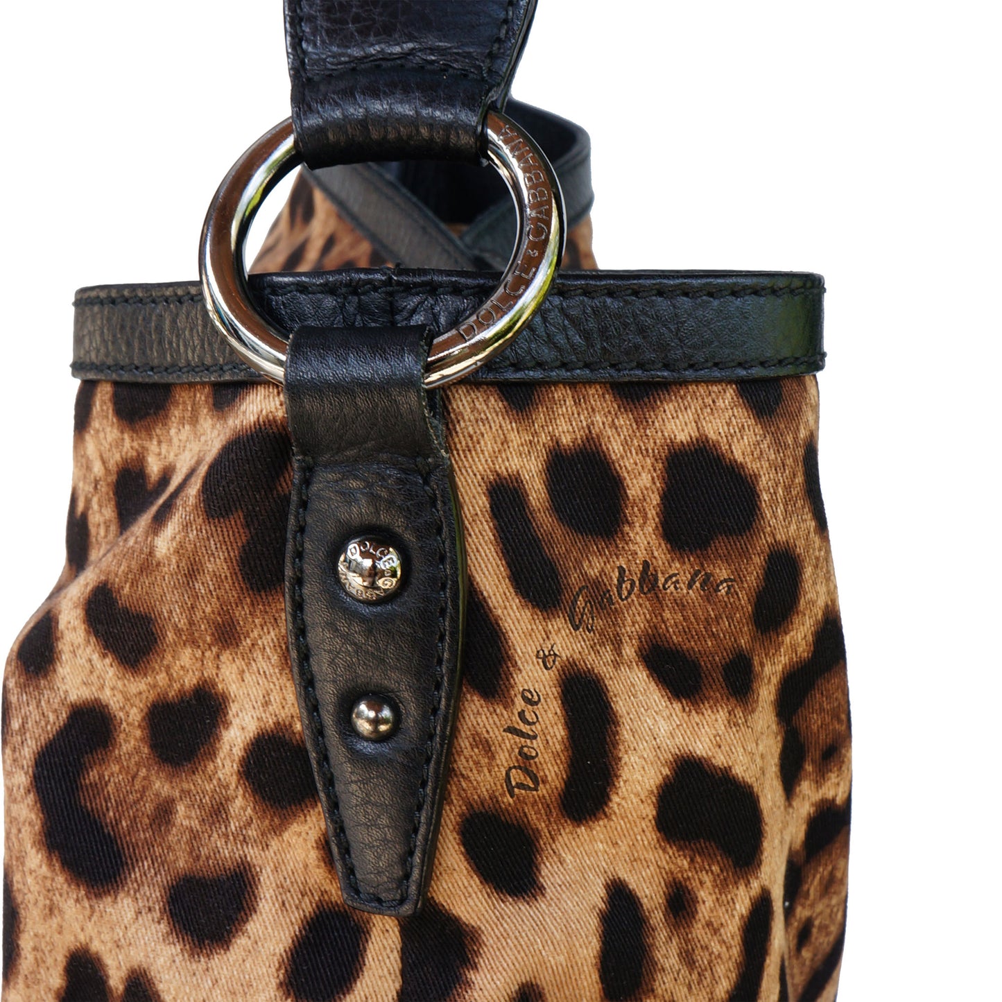 DOLCE & GABBANA ANIMALIER MESSENGER CROSSBODY BAG - leefluxury.com