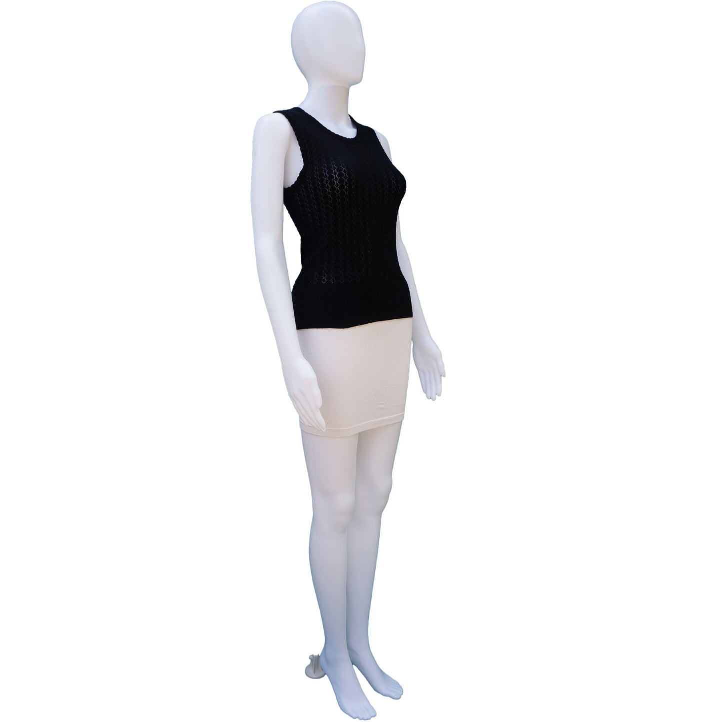 DOLCE & GABBANA CASHMERE BLEND CROCHET TOP - leefluxury.com