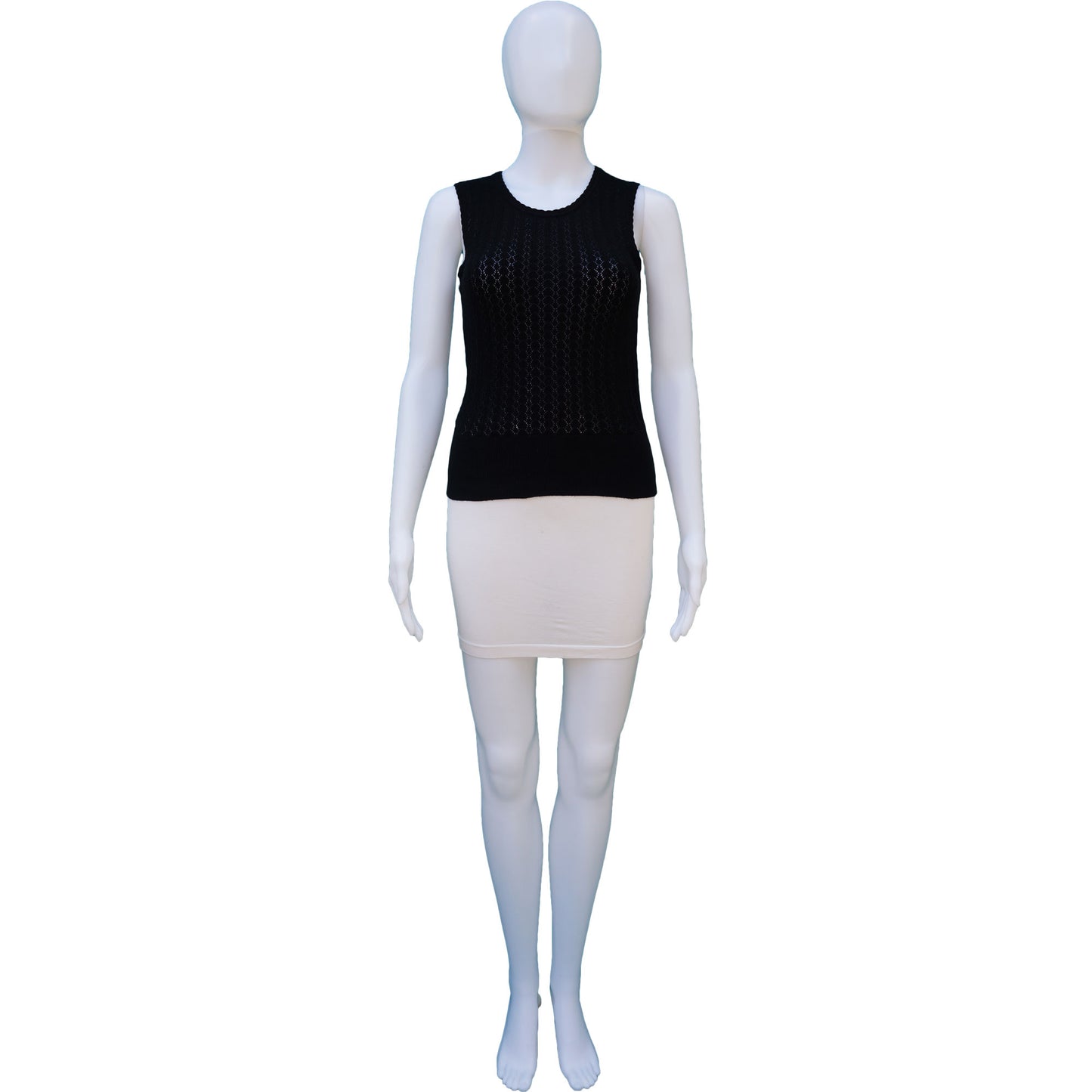 DOLCE & GABBANA CASHMERE BLEND CROCHET TOP - leefluxury.com