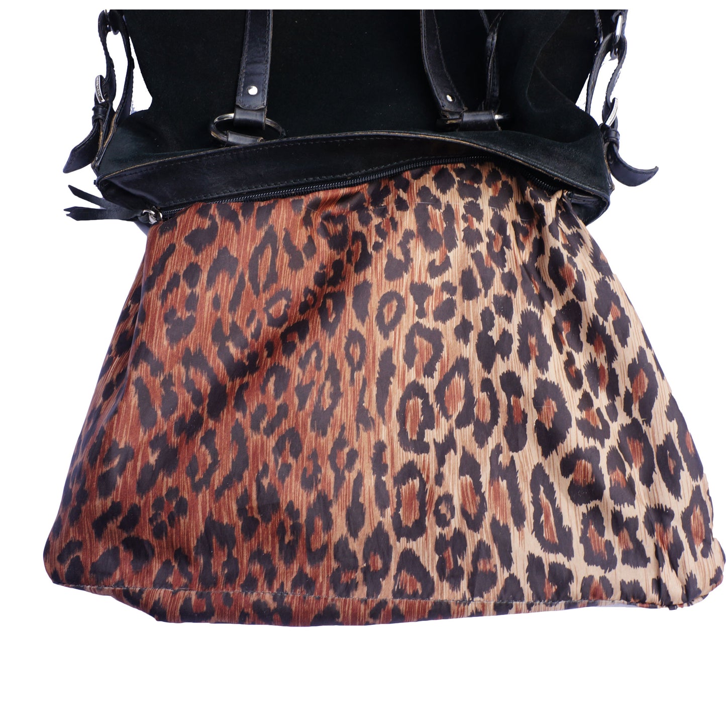 DOLCE & GABBANA BLACK SUEDE SHOULDER HOBO BAG - leefluxury.com