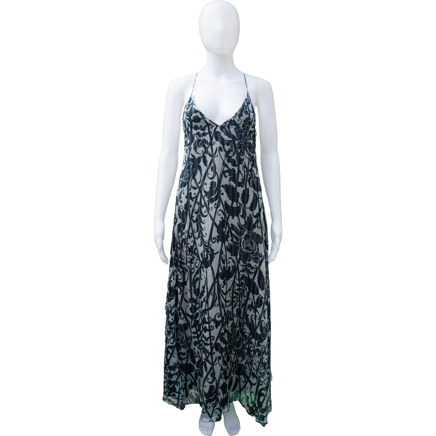 DRIES VAN NOTEN FLORAL PRINT DRESS - leefluxury.com
