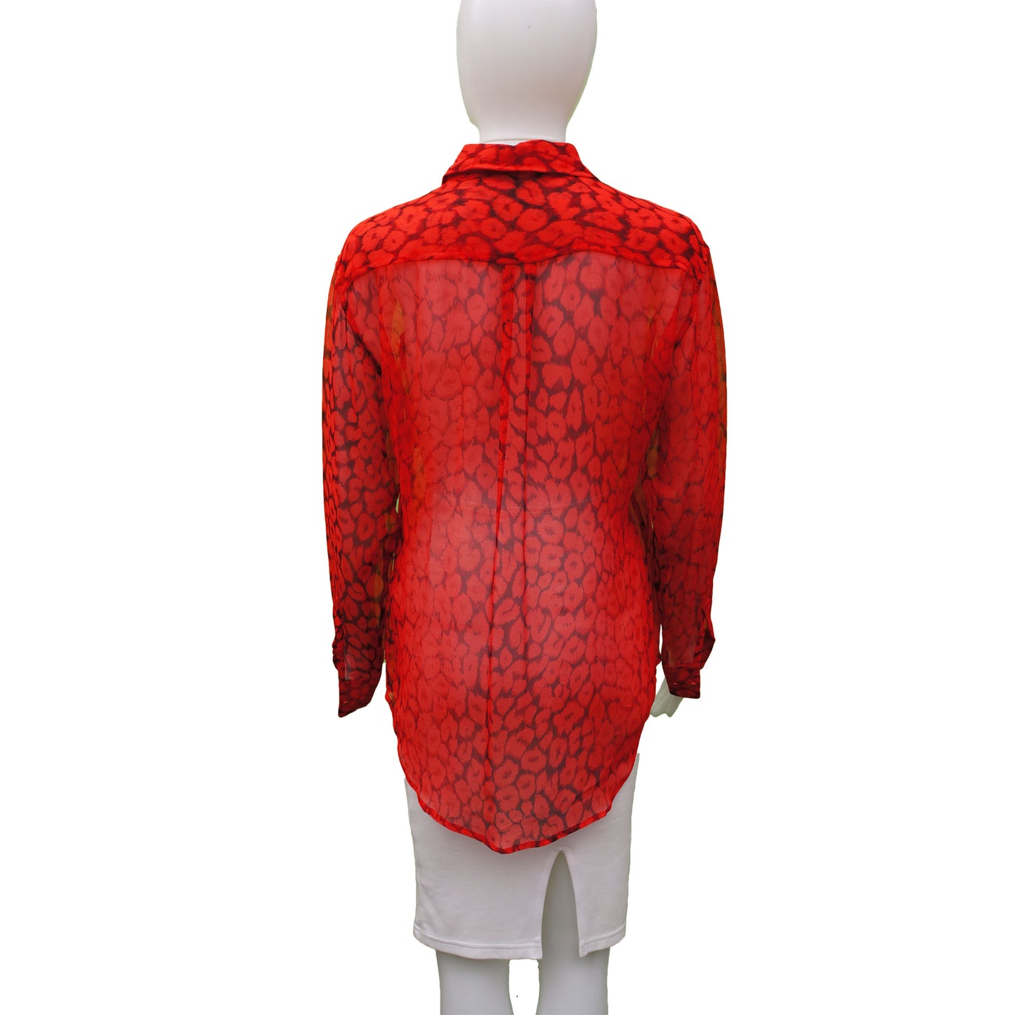 EQUIPMENT SILK ANIMAL PRINT BUTTON UP BLOUSE TOP - leefluxury.com