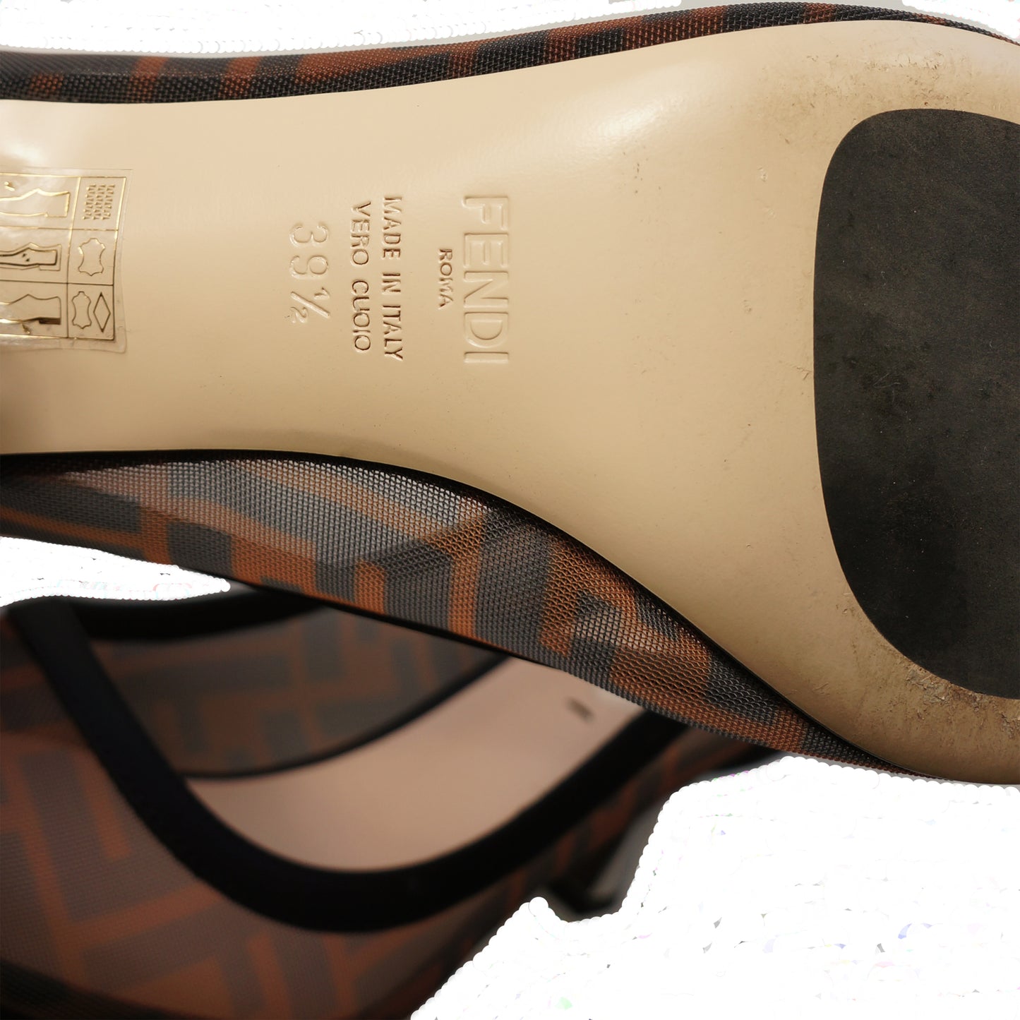 FENDI COLIBRI FF MESH 2019 PUMP - leefluxury.com