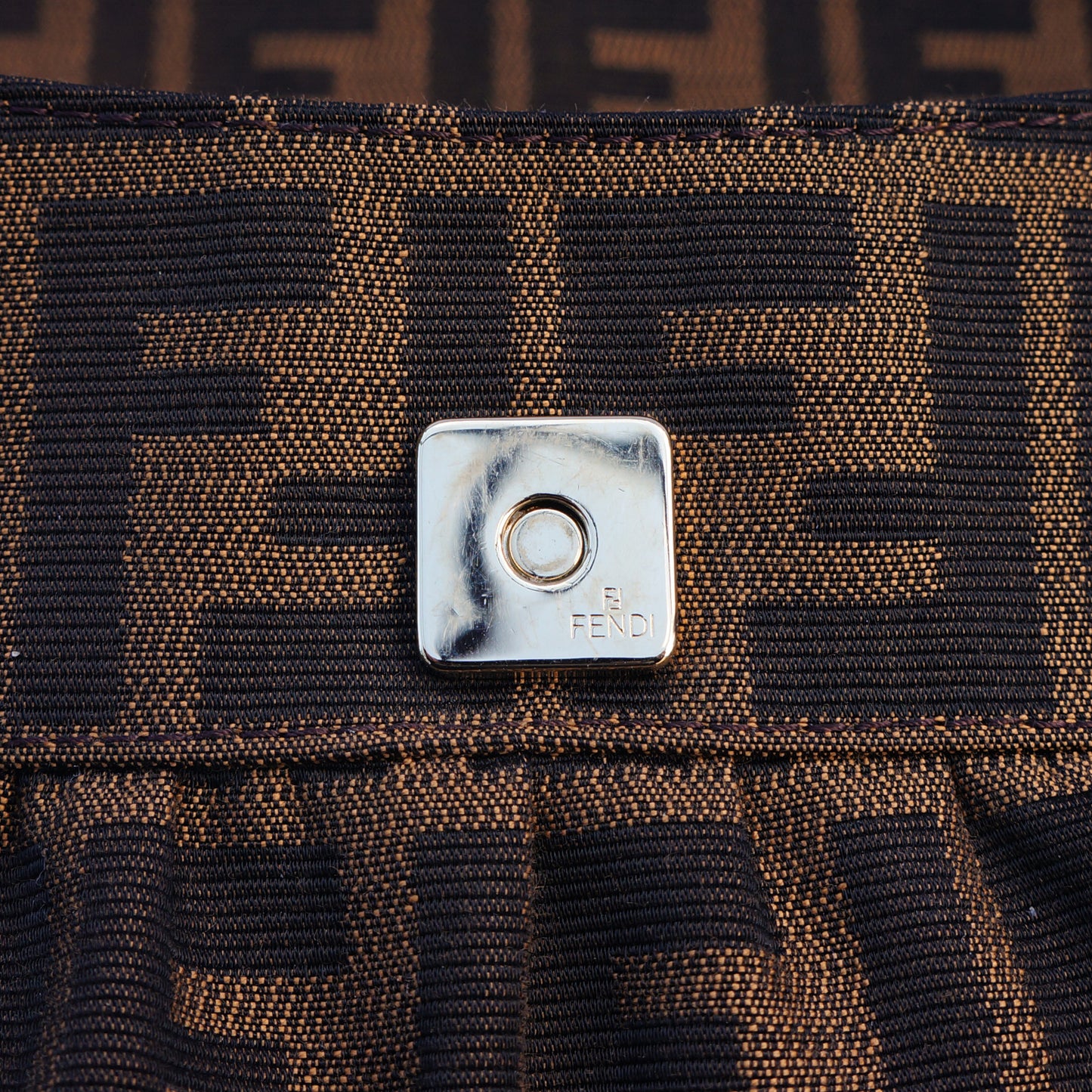 FENDI ZUCCA CHEF SHOULDER BAG - leefluxury.com